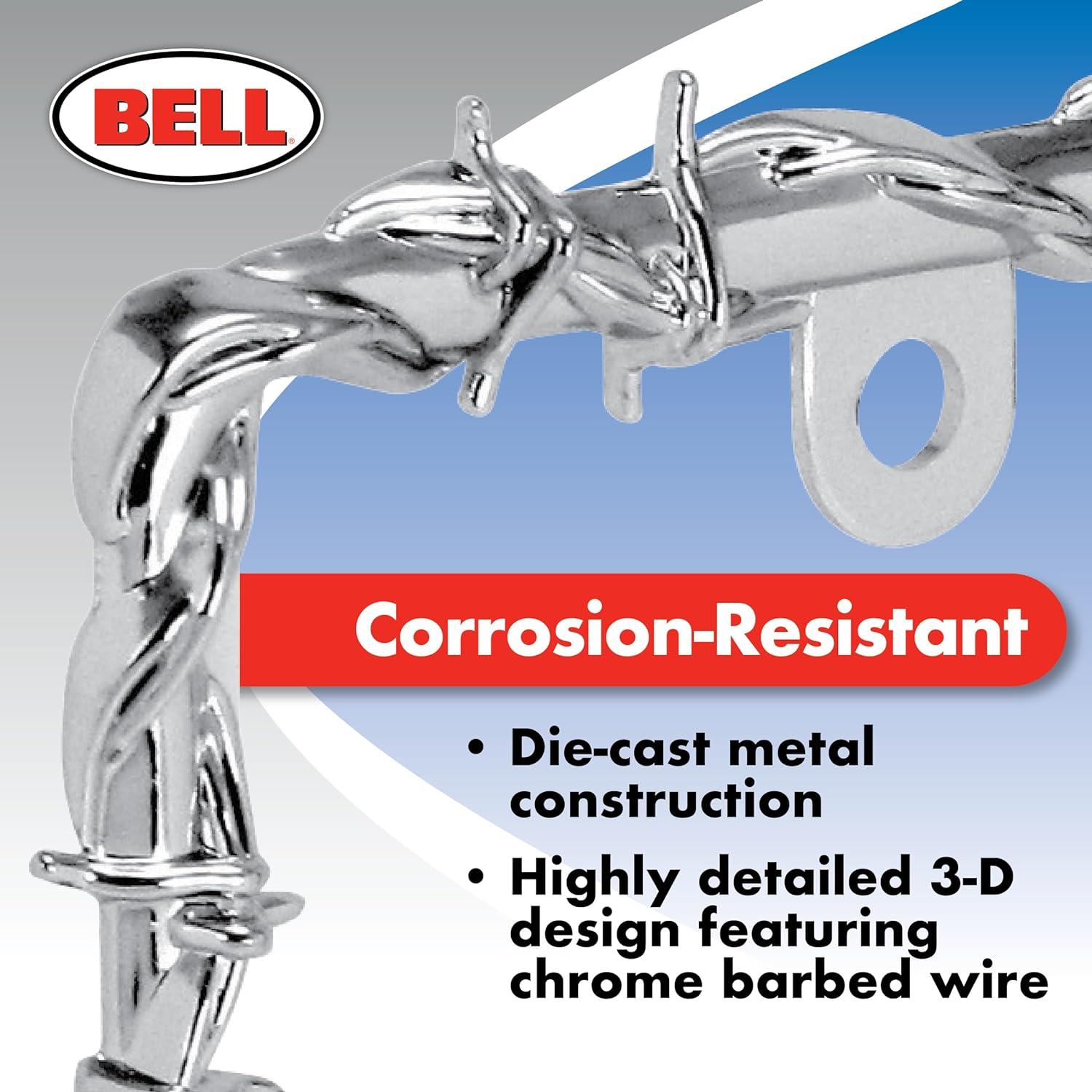 Marco de Placa de Licencia Bell Automotive Alambre de Púas