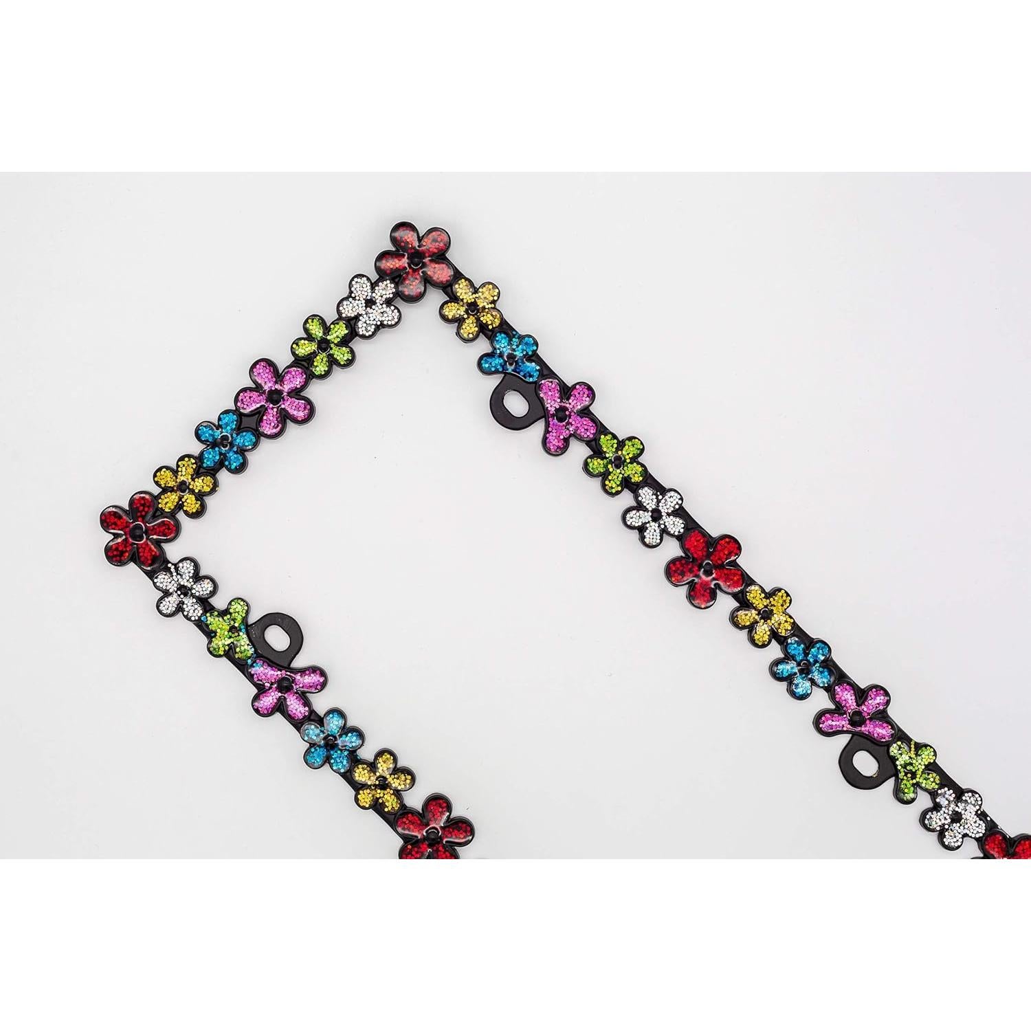 Marco de Placa de Licencia Creathome 3D Zinc Negro Mate 32.5x16.5cm