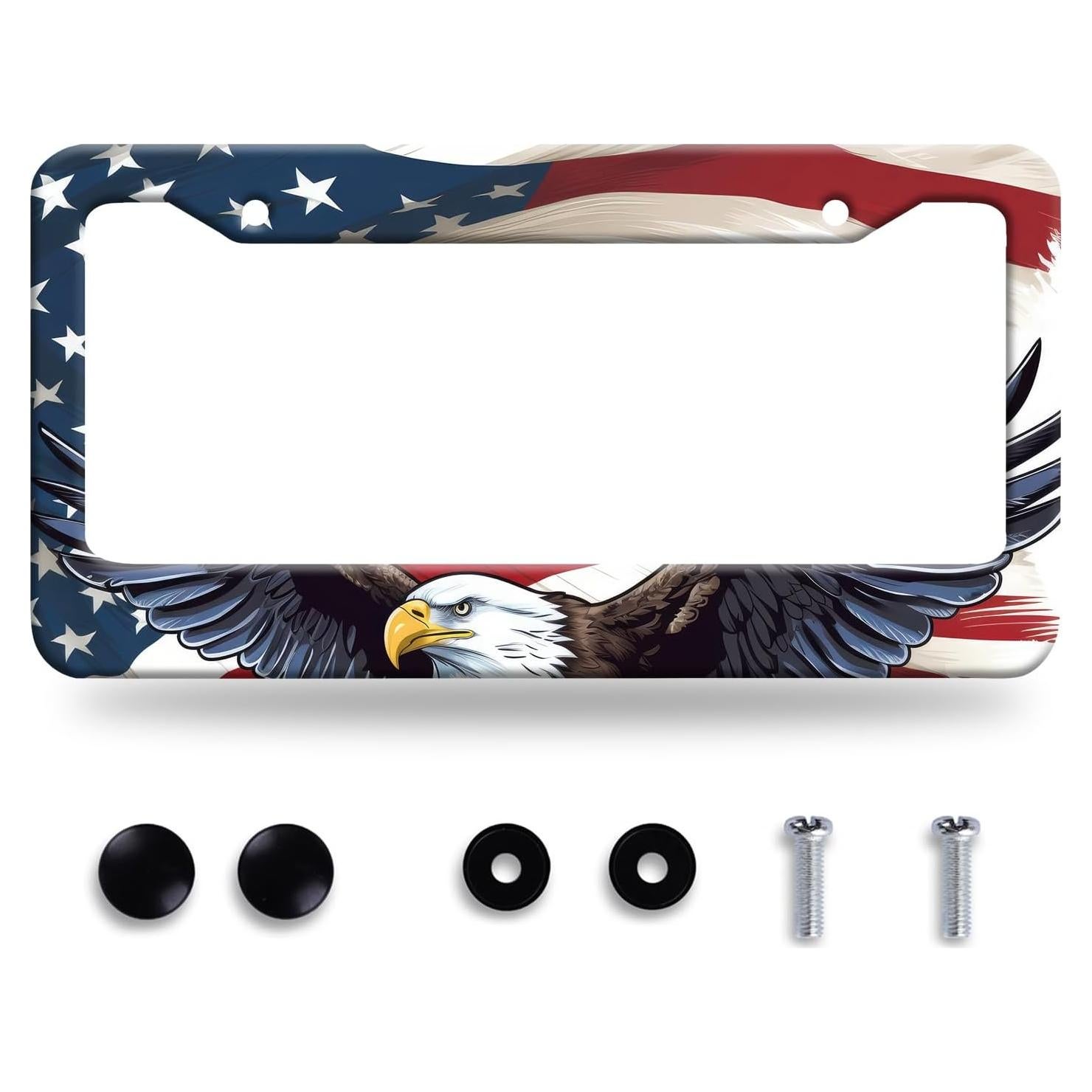 Marco de Placa de Licencia LOISTAVA Acero Inoxidable 31.2x16cm