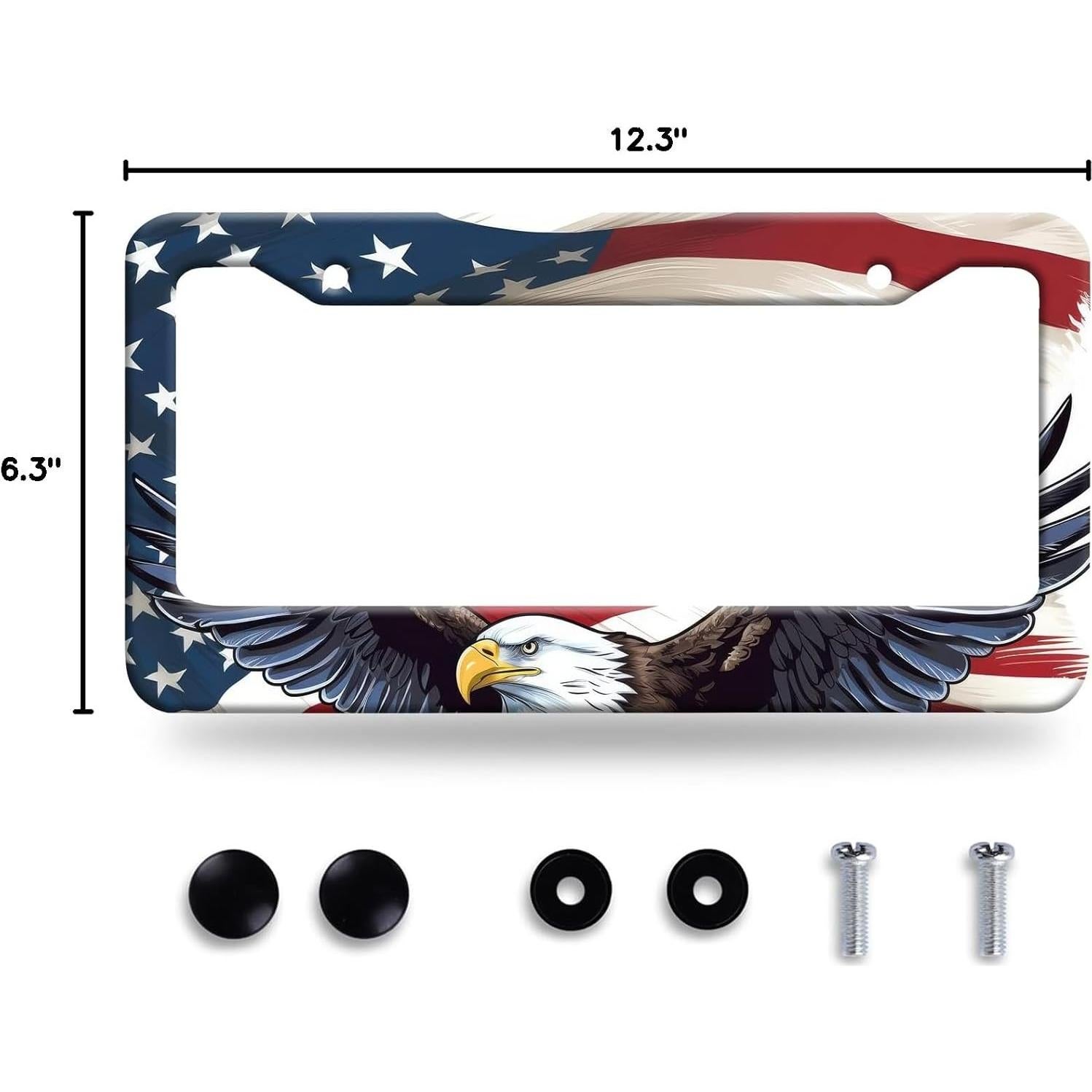 Marco de Placa de Licencia LOISTAVA Acero Inoxidable 31.2x16cm