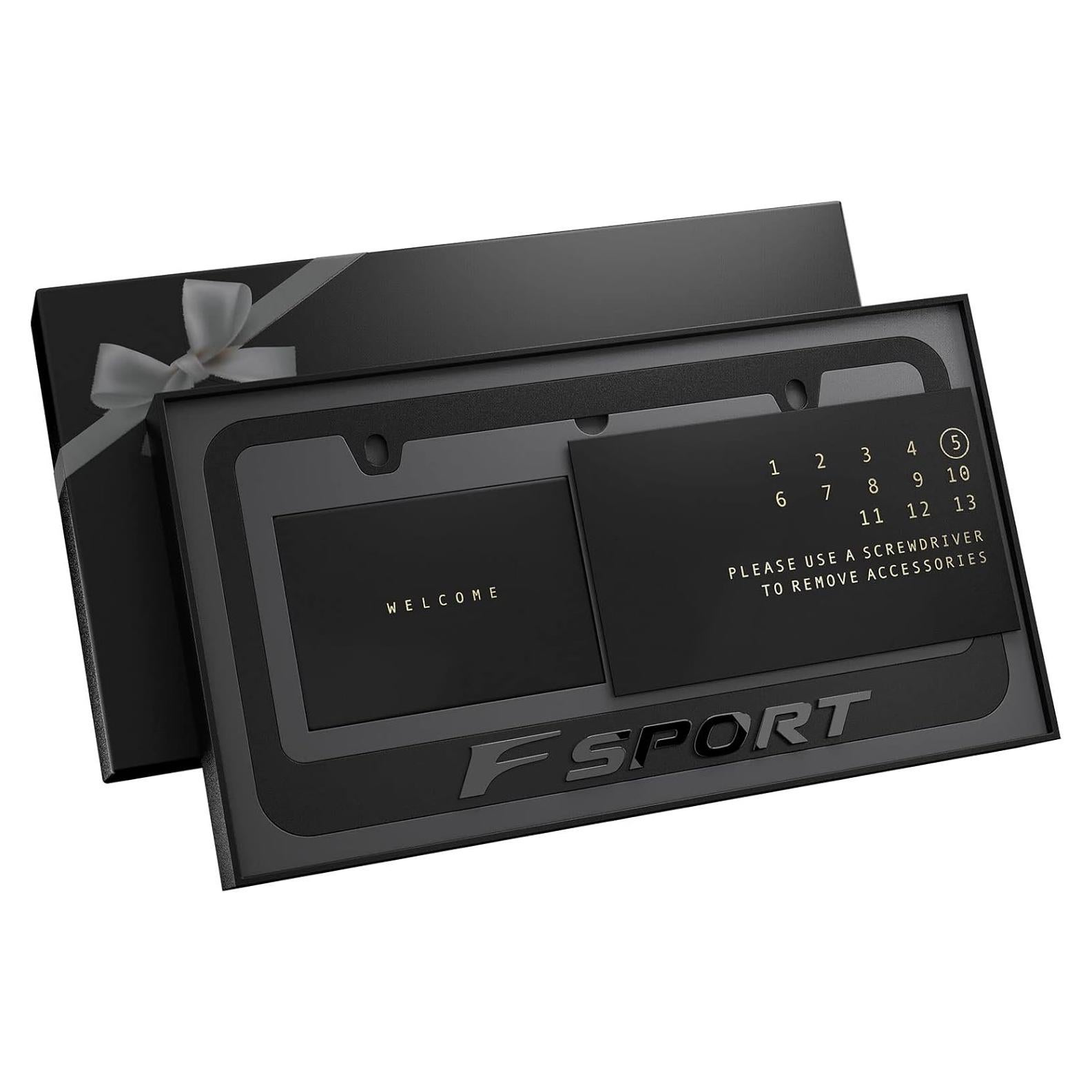 Marco de Placa de Licencia Foranlig A000055.6 Negro