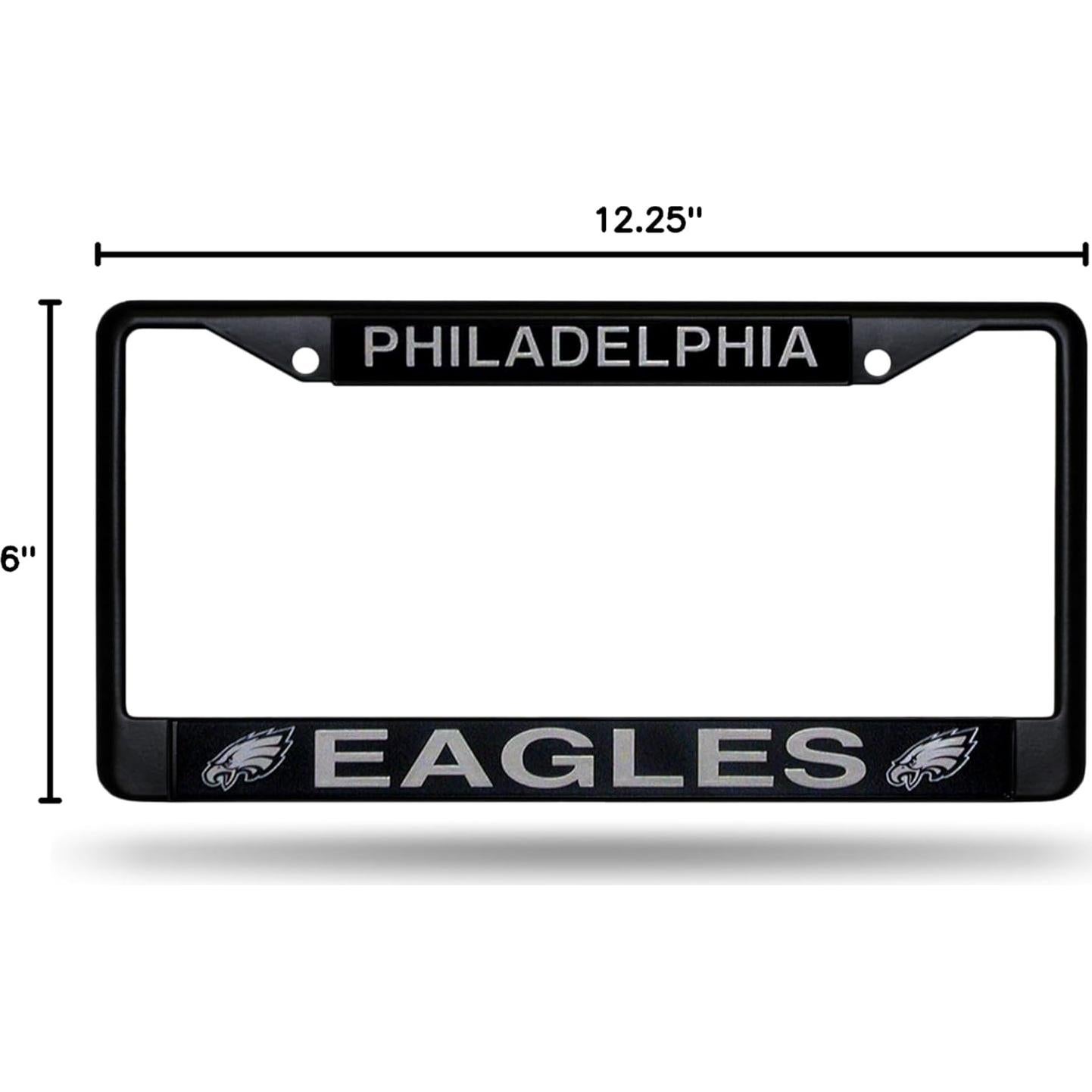 Marco de Placa de Licencia Rico Industries Philadelphia Eagles 15.24x31.12cm