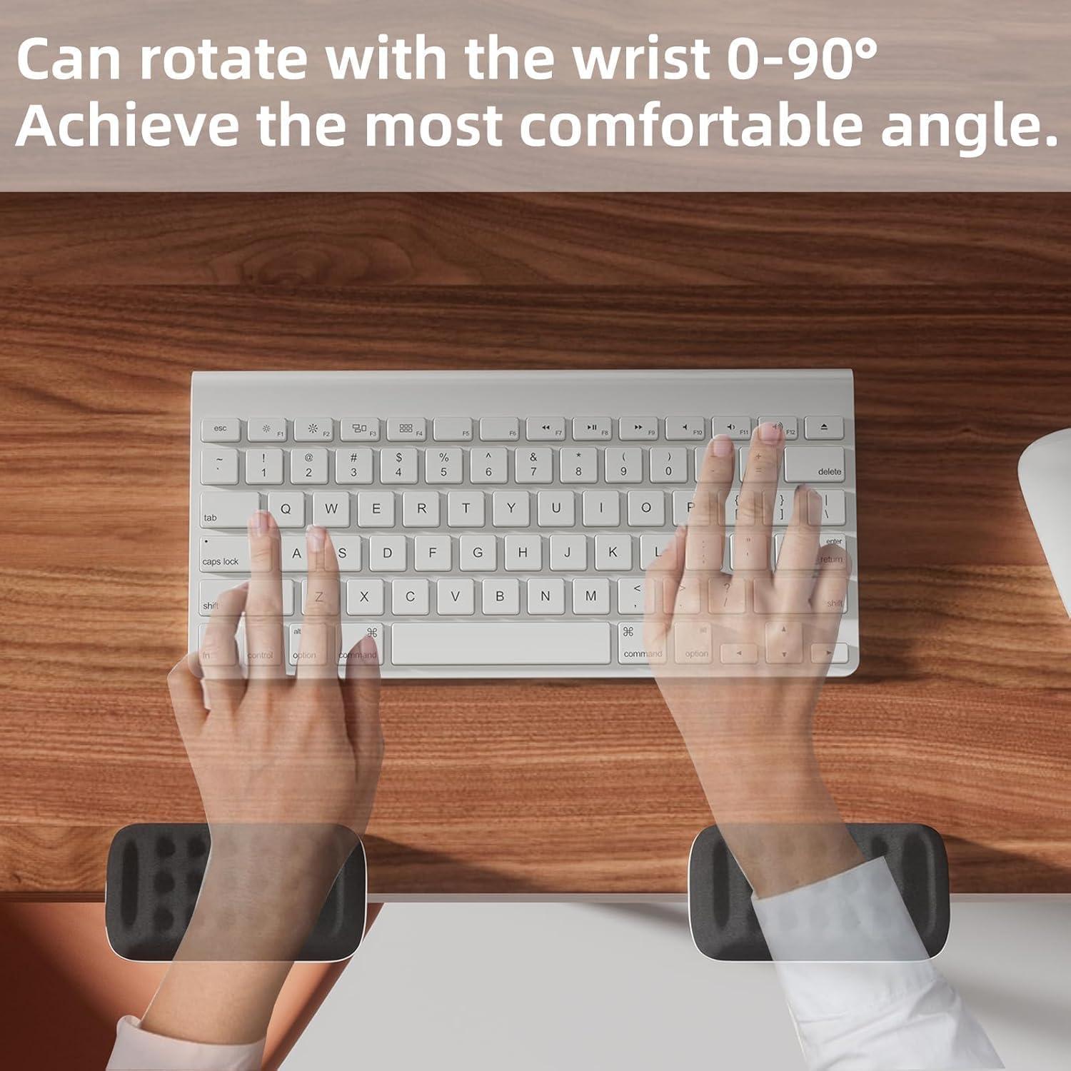 Reposamuñecas ergonómico DNCZAIE con espuma viscoelástica