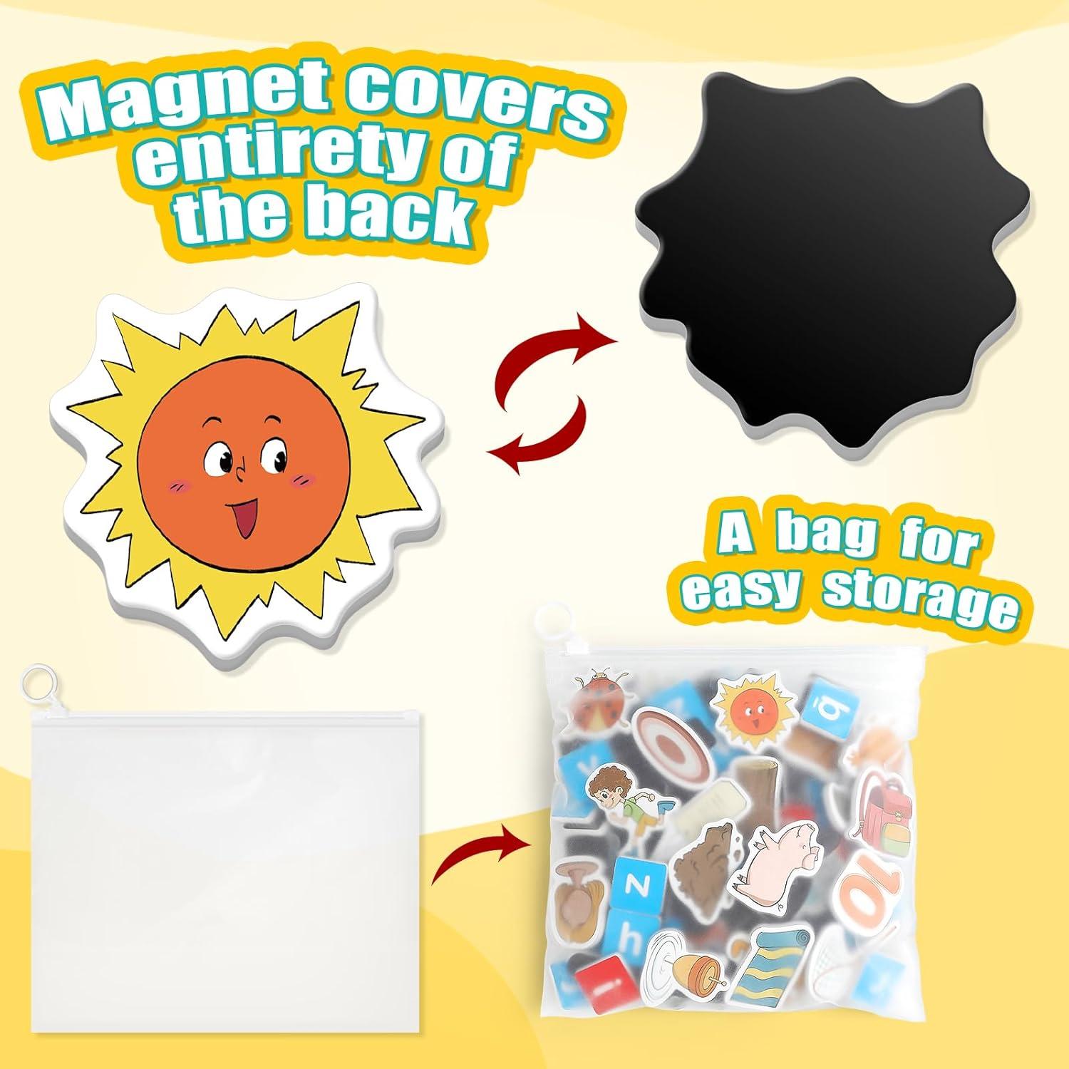 Imanes de Letras Magnéticas Quilinz - Juegos CVC Educativos