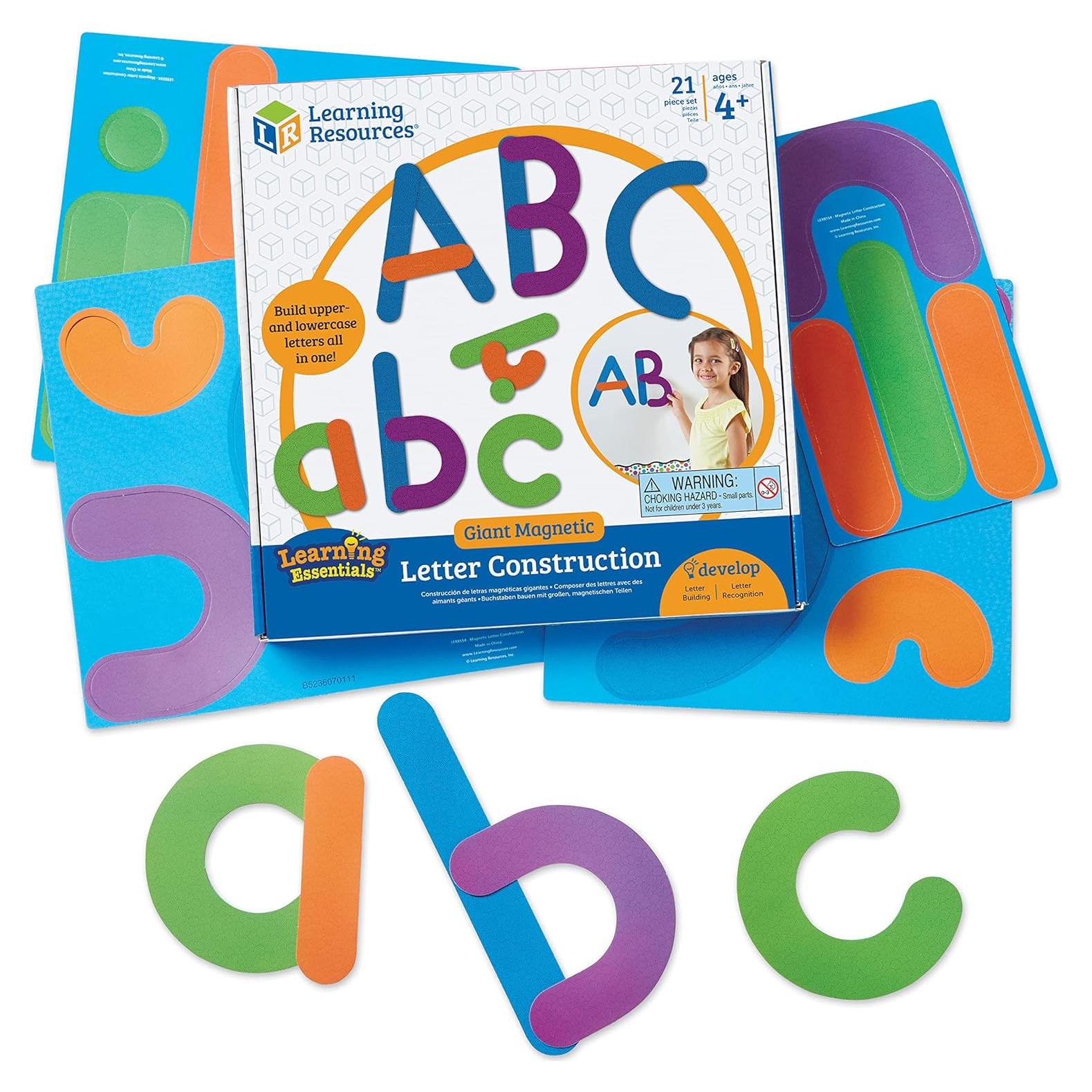 Letras Magnéticas Gigantes Learning Resources - 21 Piezas 19 cm