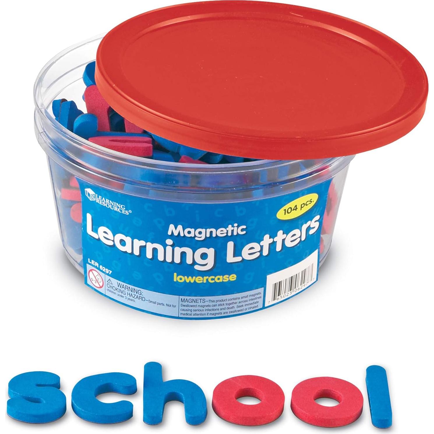 Letras Magnéticas de Aprendizaje Recursos de Aprendizaje 104 pcs