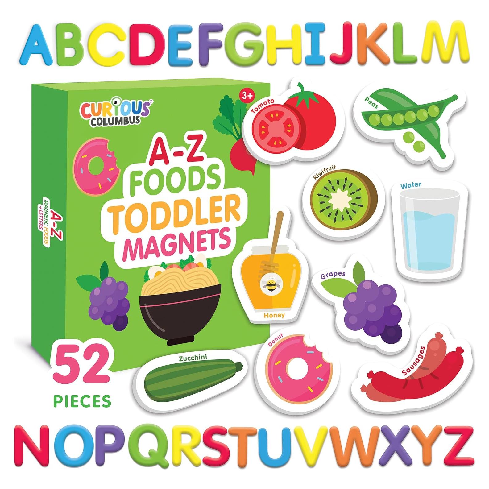 Imanes Educativos para Niños Curious Columbus - Set de 52 Piezas