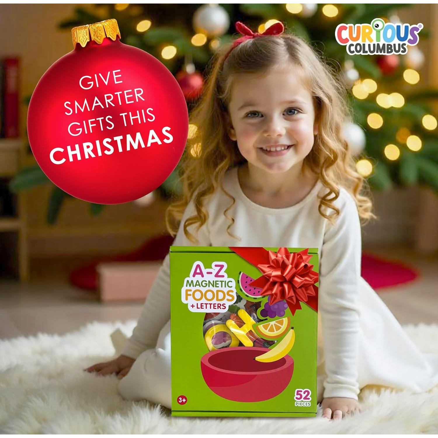 Imanes Educativos para Niños Curious Columbus - Set de 52 Piezas