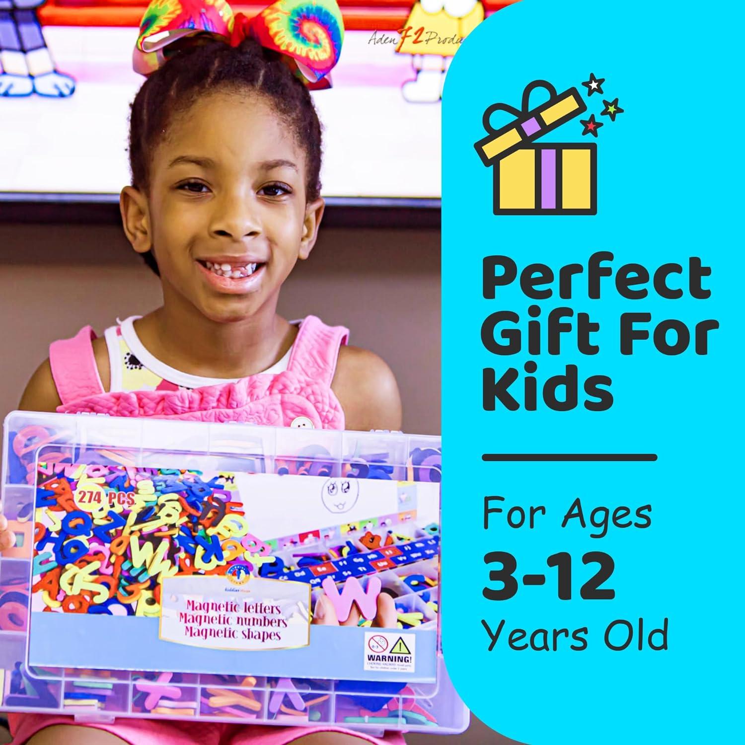 Letras y Números Magnéticos Kiddies' Stage - 274 Piezas