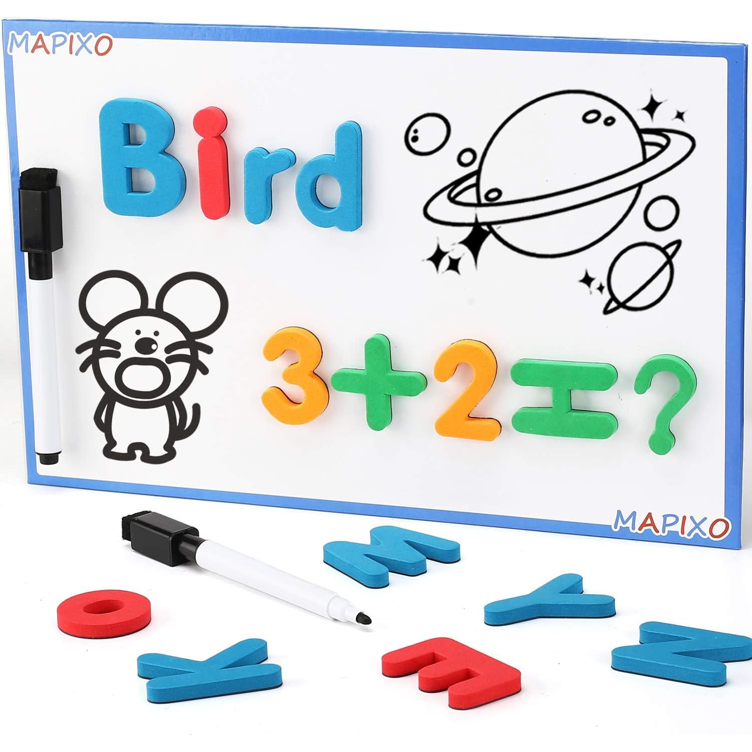 Juego de Letras y Números Magnéticos MAPIXO 235 Piezas