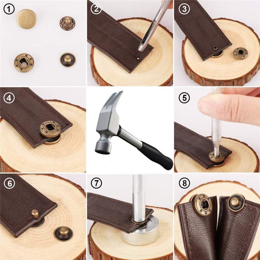 Kit de Broches a Presión Arokimi 100 Piezas 4 Colores