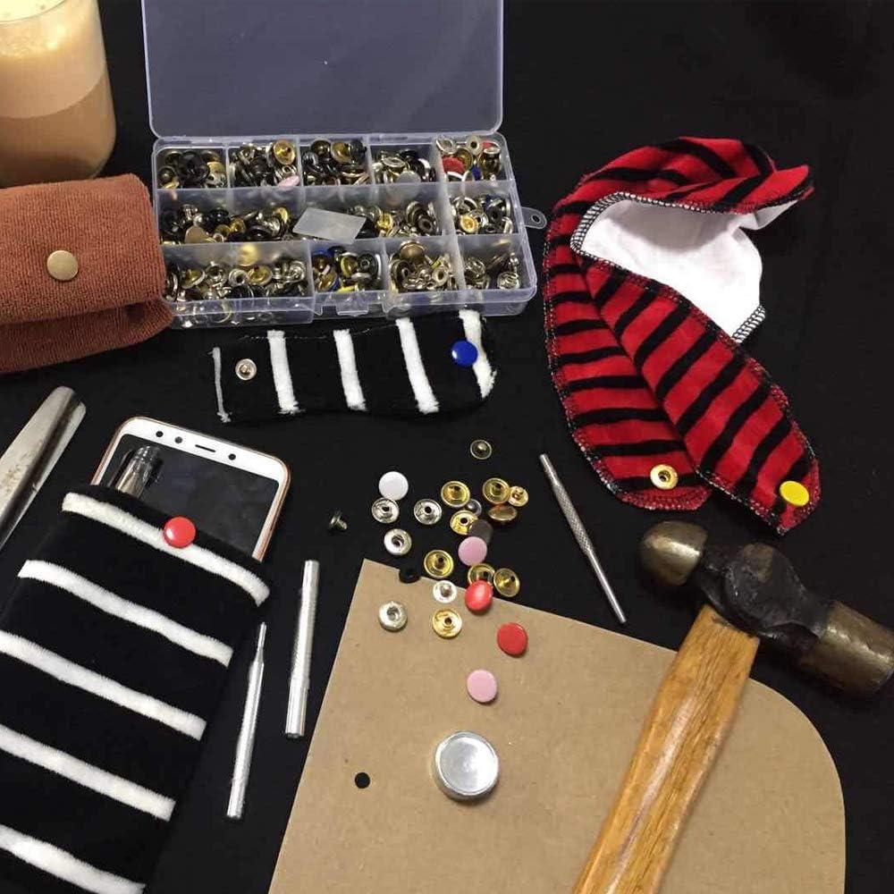 Kit de Broches a Presión Arokimi 100 Piezas 4 Colores