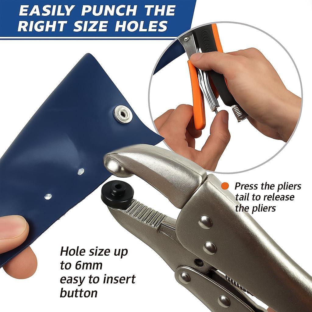 Kit de Broches de Acero Inoxidable TFORESTER 210PCS Amarillo