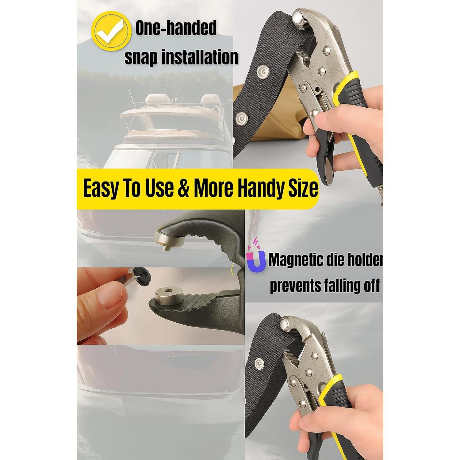 Kit de Broches de Acero Inoxidable TFORESTER 210PCS Amarillo