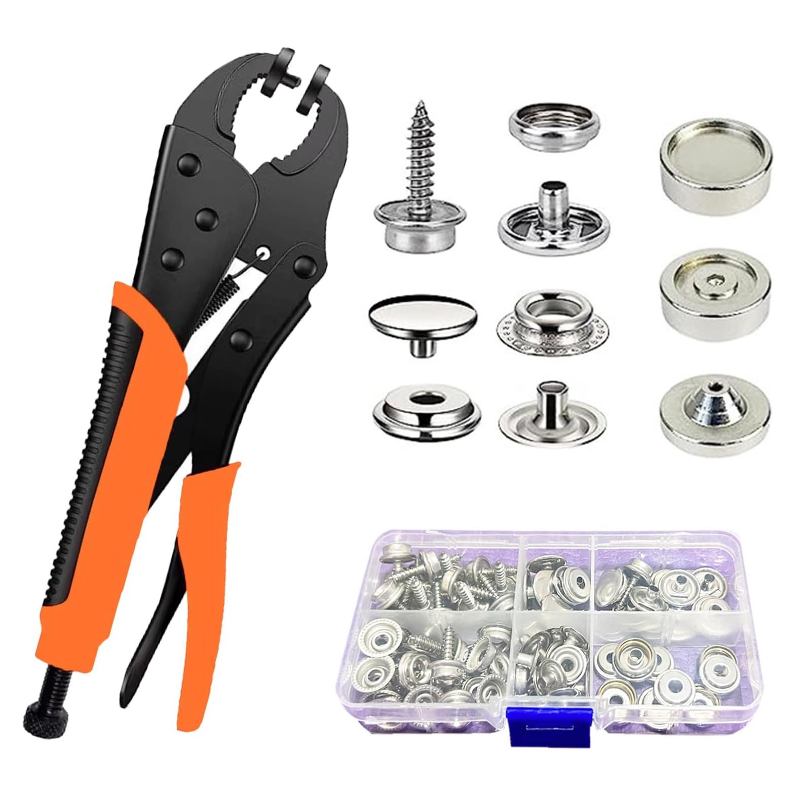 Herramienta de Sujetadores a Presión FUZHIJIA 60 Juegos 15mm