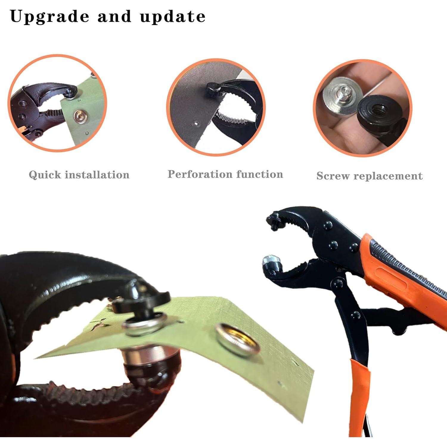 Herramienta de Sujetadores a Presión FUZHIJIA 60 Juegos 15mm