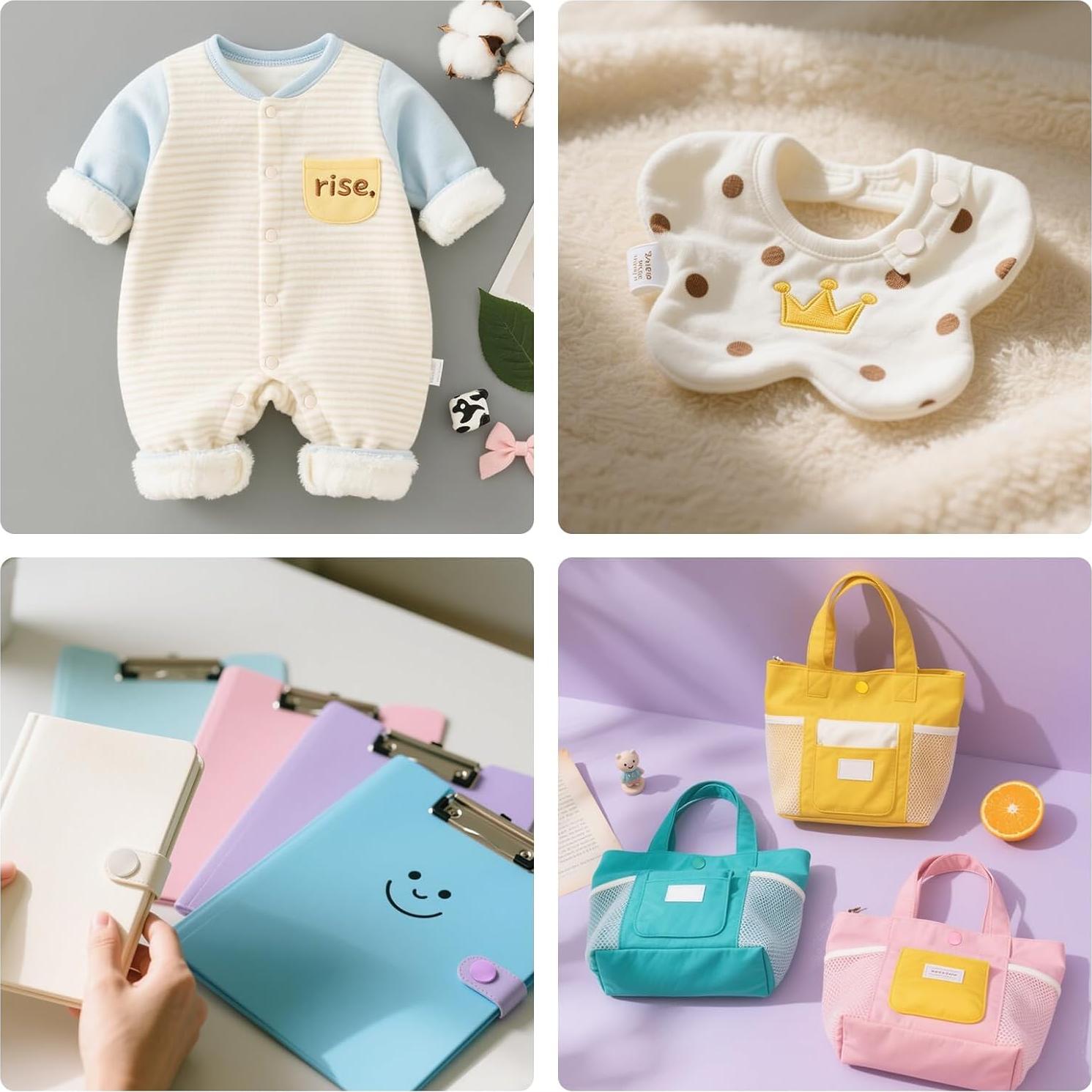 Kit de Botones a Presión Tanice 408 Piezas 24 Colores T5