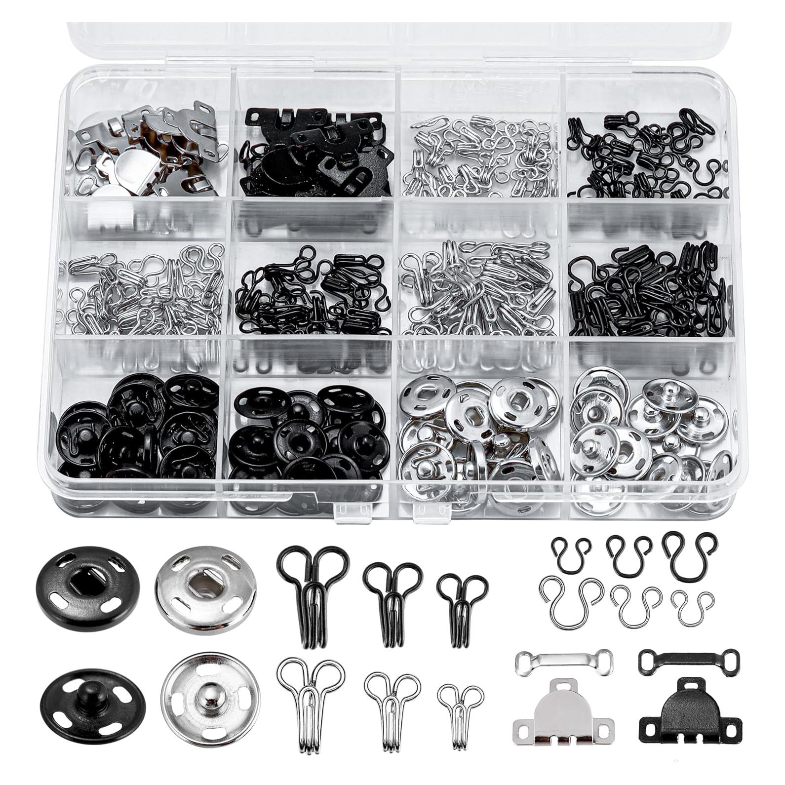 Kit de Costura KOPOX 180 Piezas con Botones y Cierres