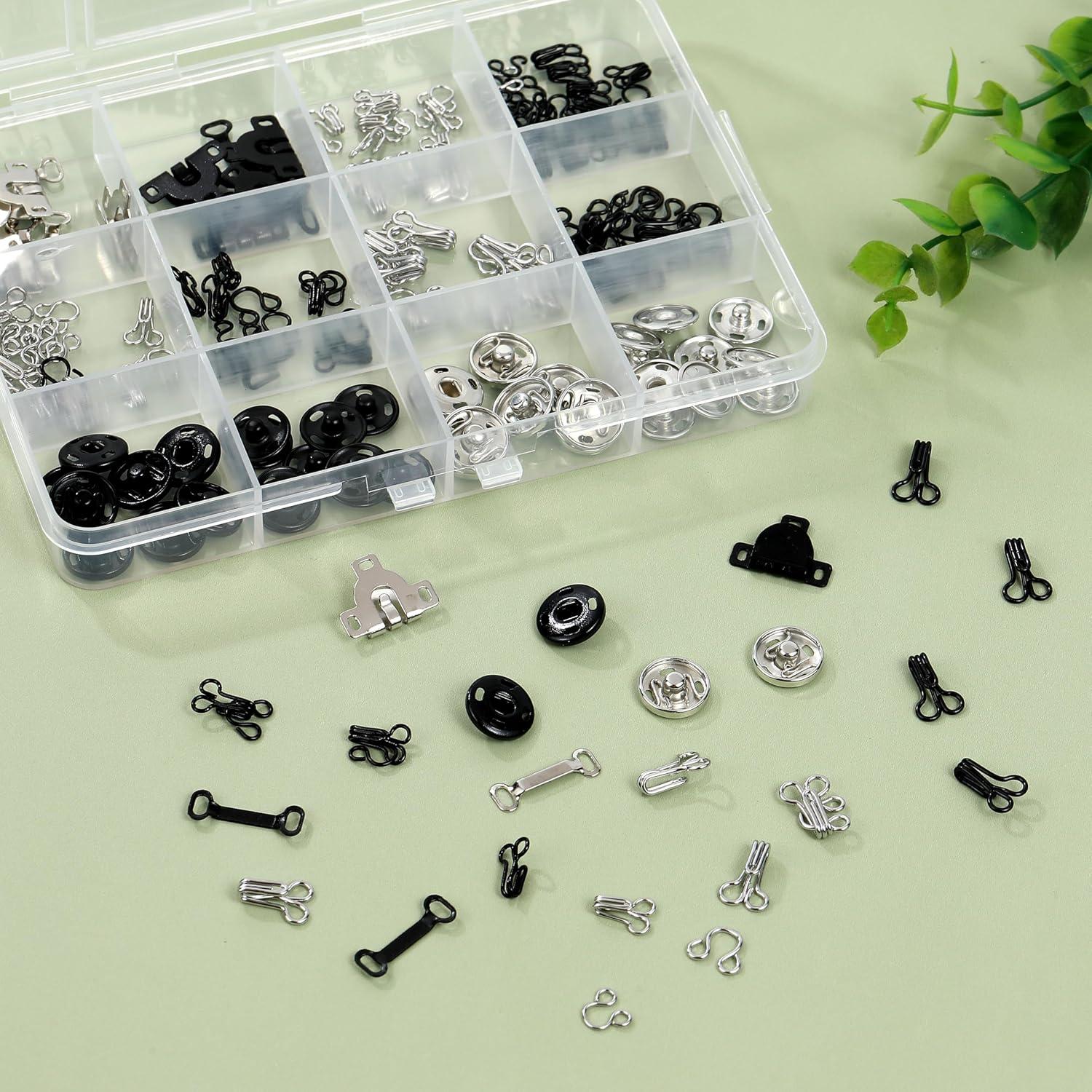 Kit de Costura KOPOX 180 Piezas con Botones y Cierres