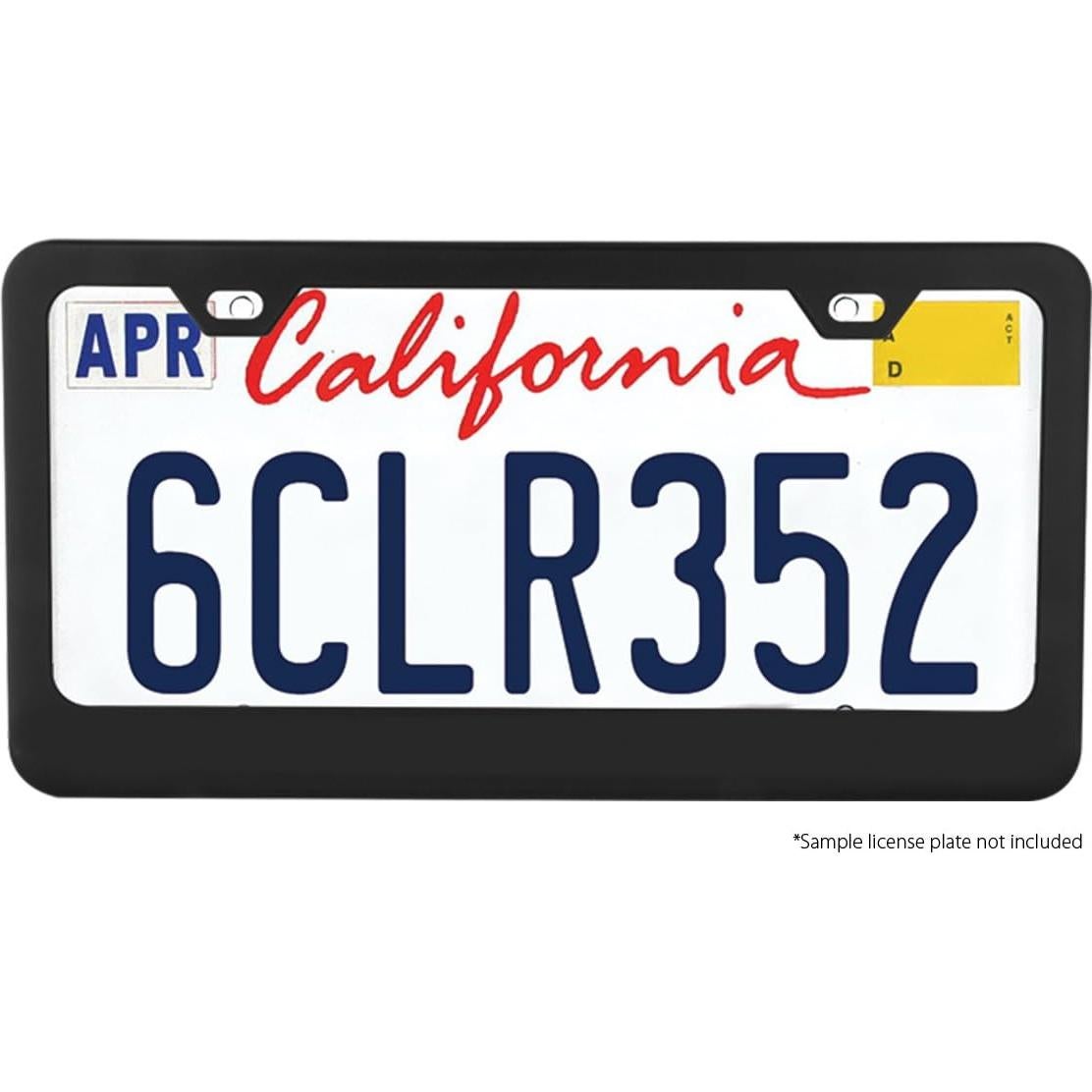 Marco de Placa de Licencia GG Grand General 60439 Negro Mate