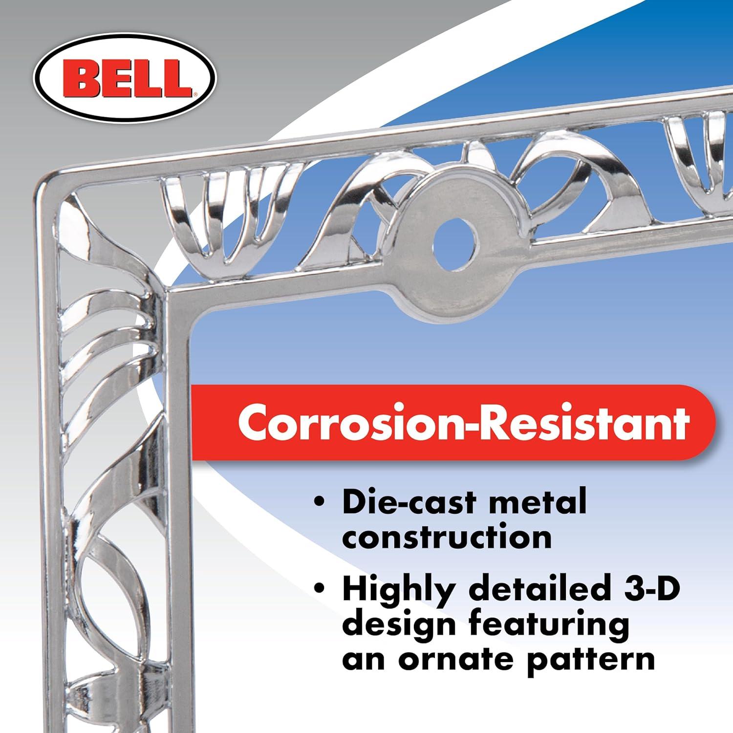 Marco de Placa de Licencia Bell Automotive 22-1-46455-8 Cromado