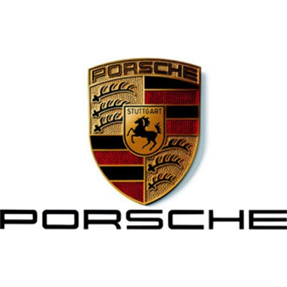 Marco de Licencia Porsche PNA 702 005 00 Acero Inoxidable Negro
