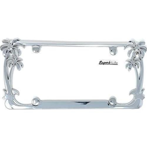Marco de Placa de Licencia Cromo Superb LNF - Juego de 2