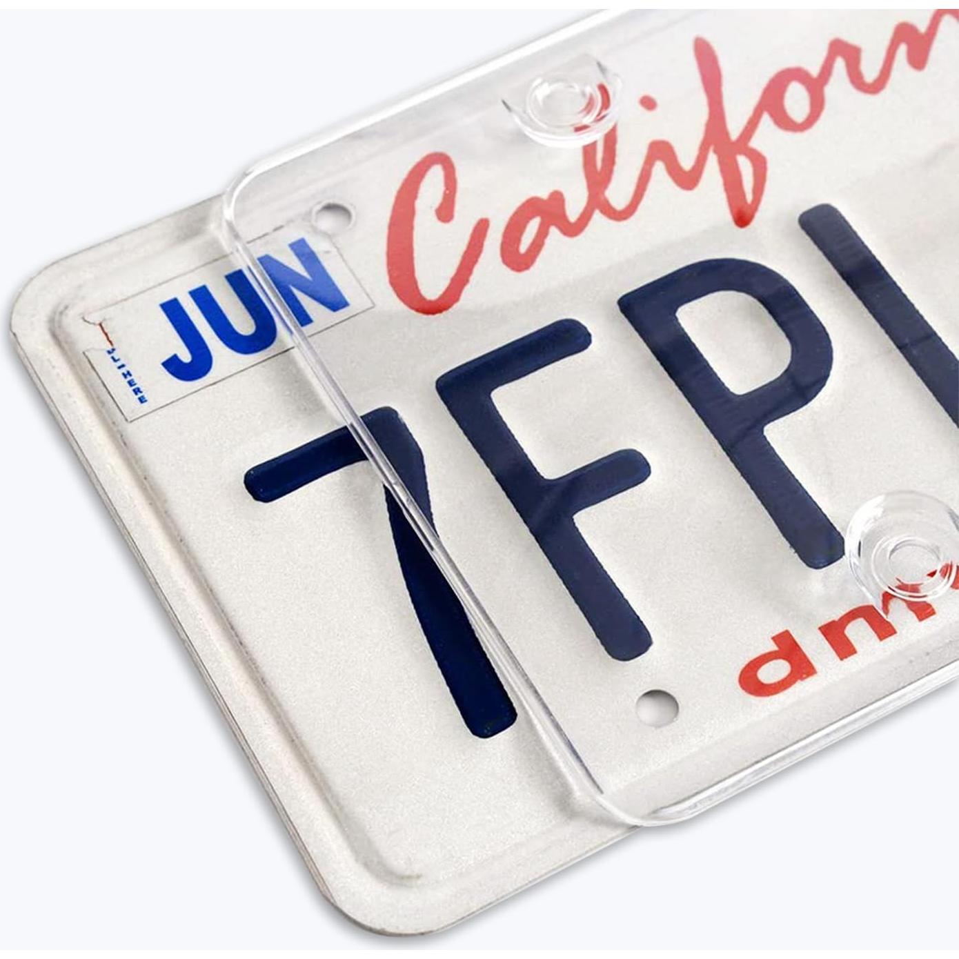 Combo 2 Fundas Transparentes KLSKKJ para Placas de Licencia