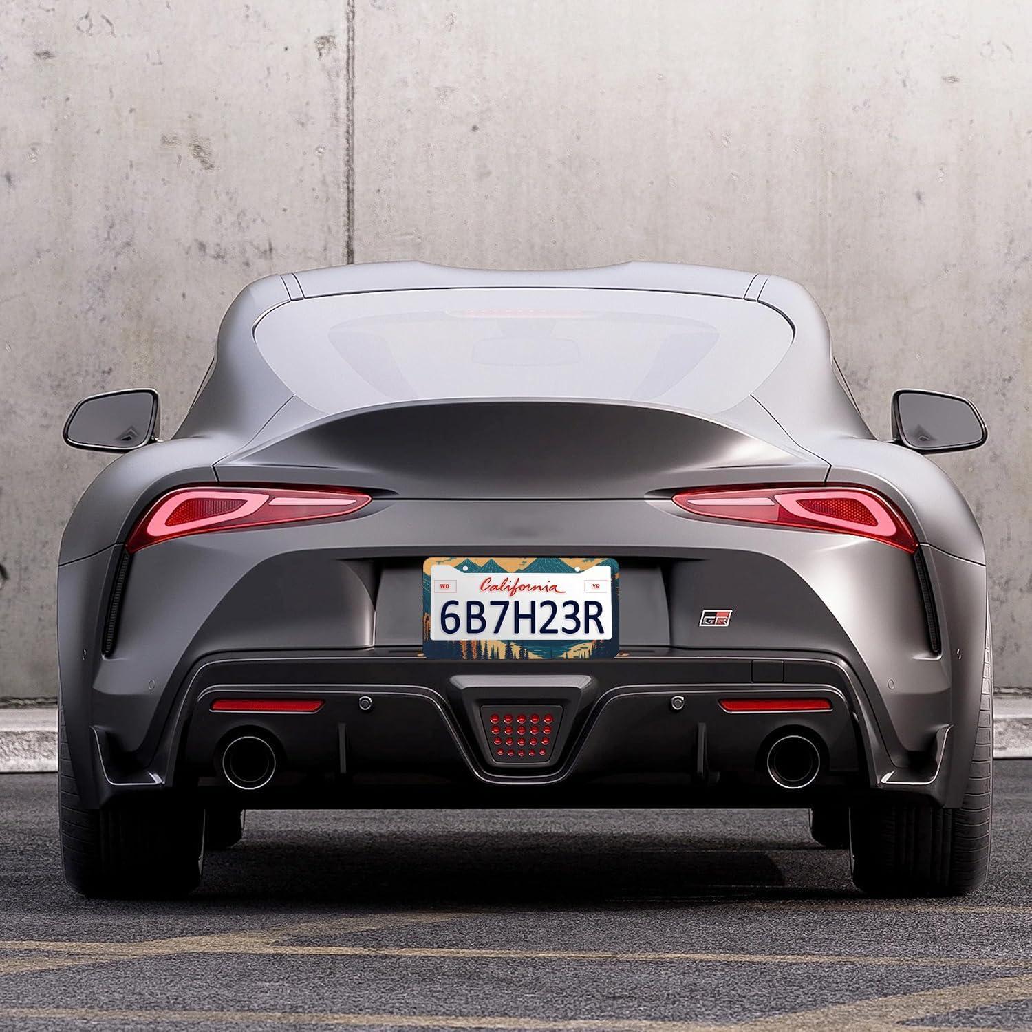 Marcos de Placas de Licencia TQFTPT - Juego de 2 Piezas Aluminio