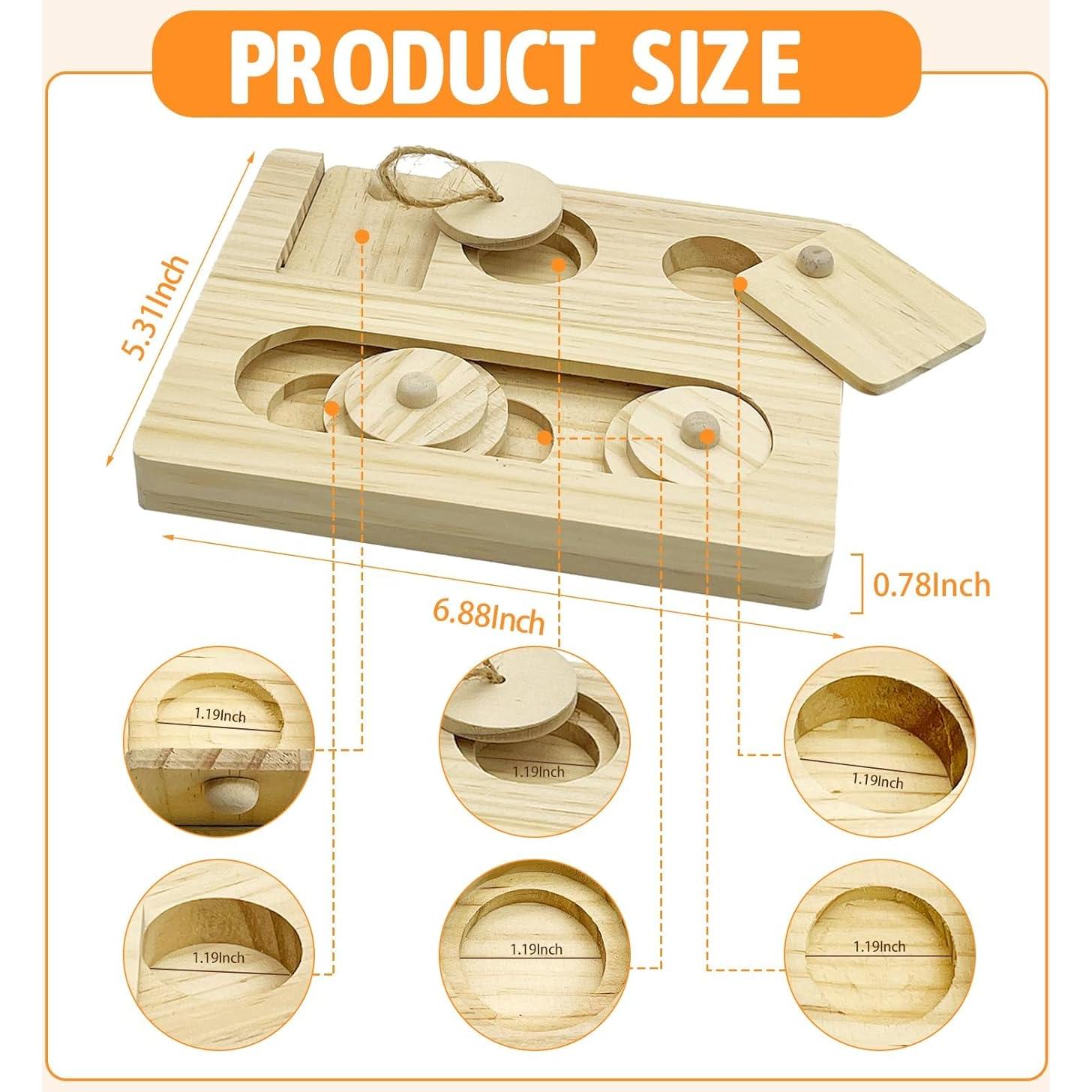 Juguete de Forrajeo para Conejos Hamiledyi Sniff n' Snack 17.5x13.5 cm