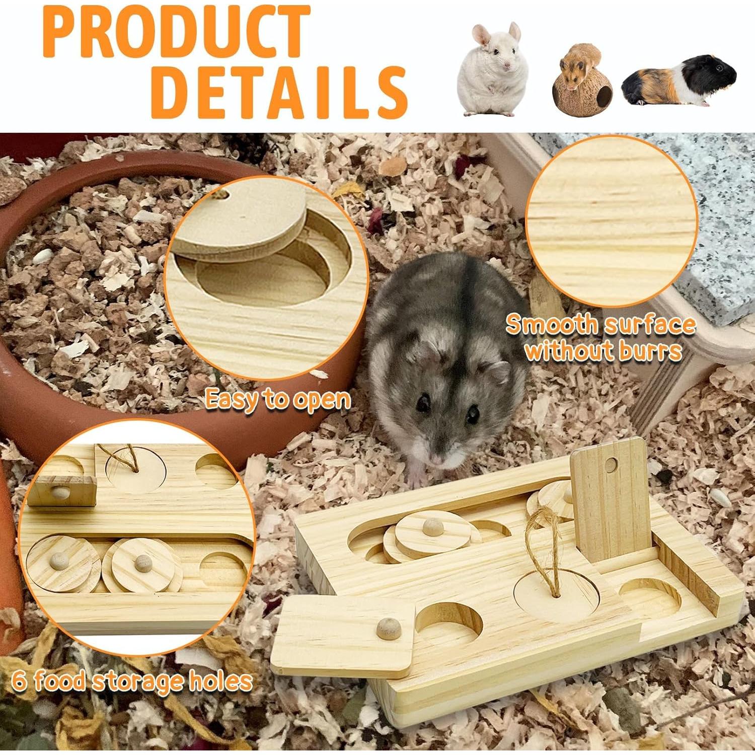 Juguete de Forrajeo para Conejos Hamiledyi Sniff n' Snack 17.5x13.5 cm