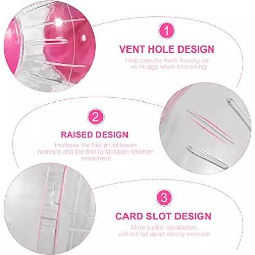Bola de Ejercicio para Hámster CHUQIANTONG 12.19 cm Transparente