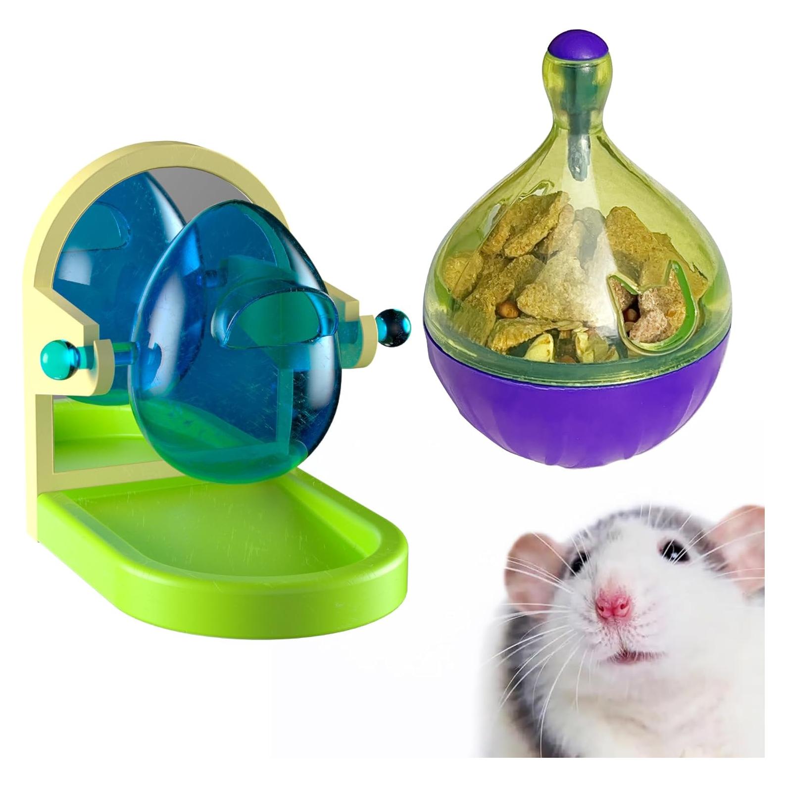 Juego de forrajeo para ratas CUQUICC - 2 juguetes interactivos