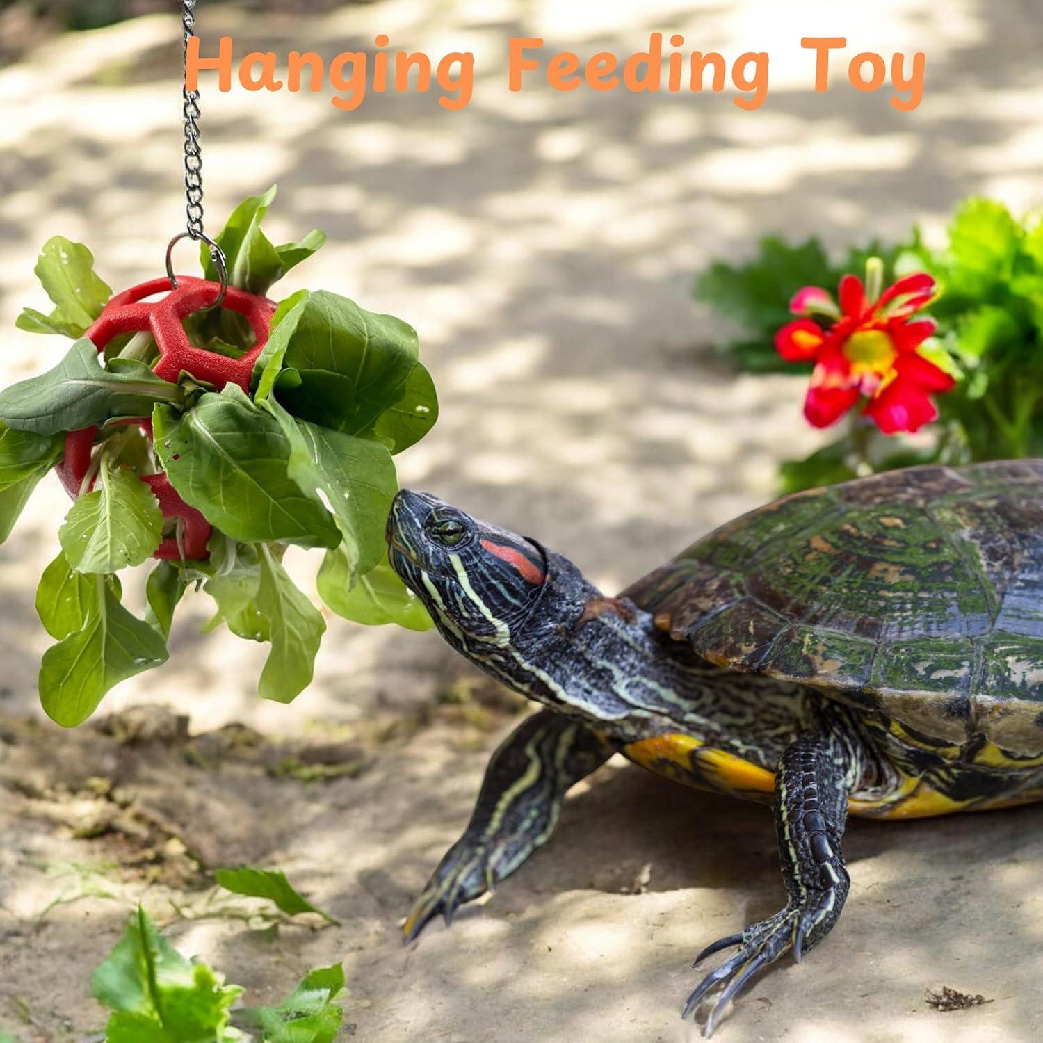 Bola de Alimentación para Tortugas Homedy Roja 9 cm