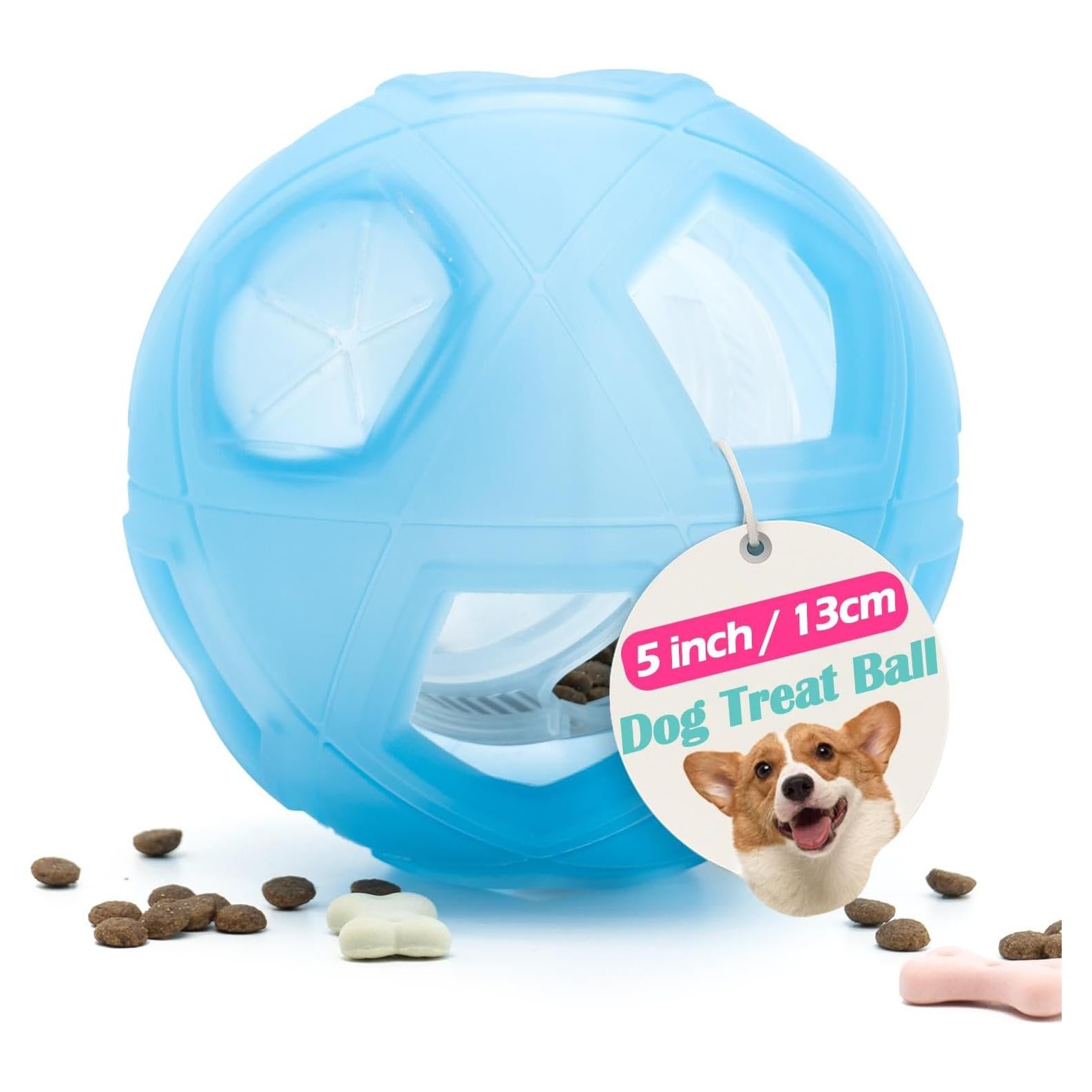 Pelota de Golosinas LumoLeaf 13cm para Perros Pequeños y Medianos