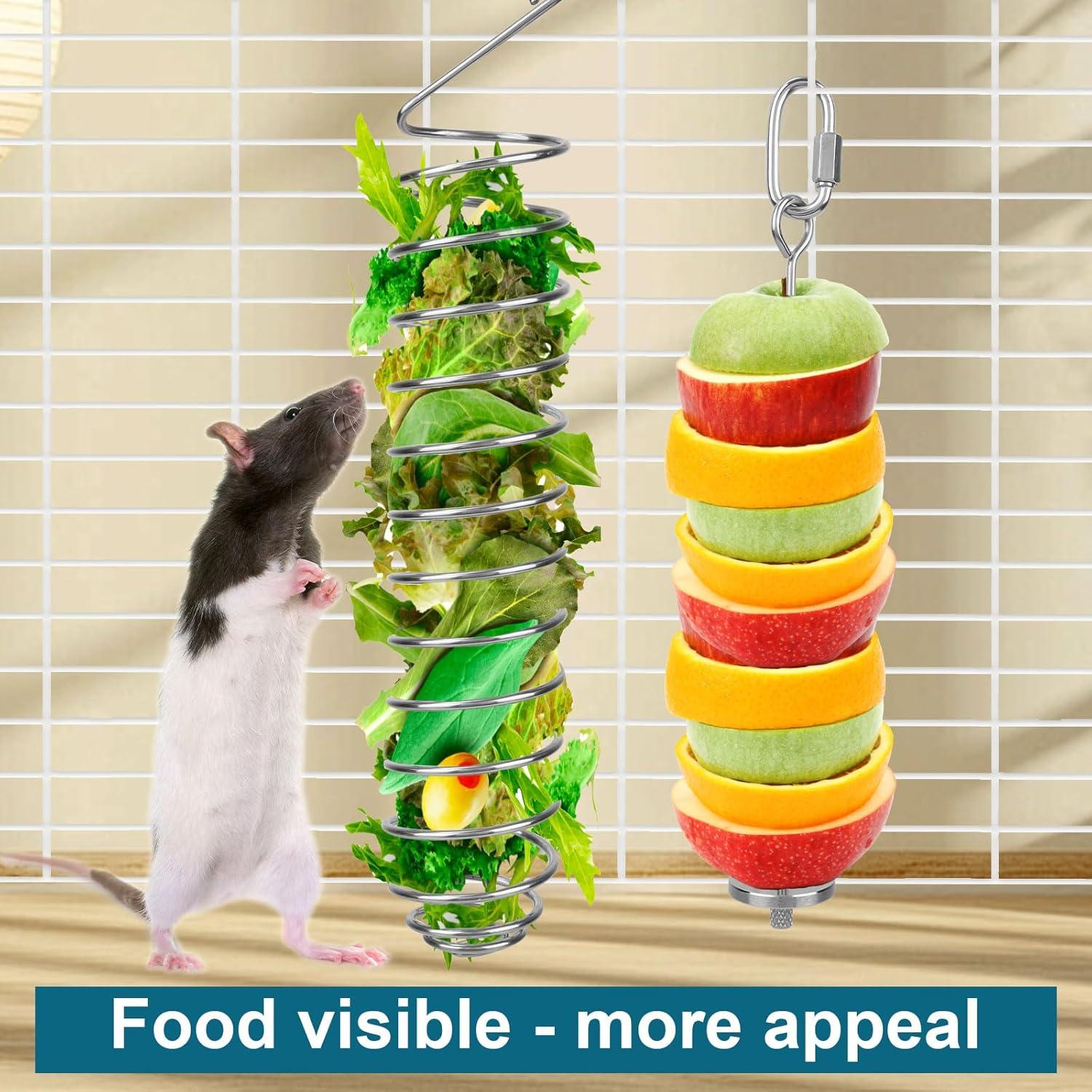 2 Piezas Juguetes de Enriquecimiento para Ratas BOXOB