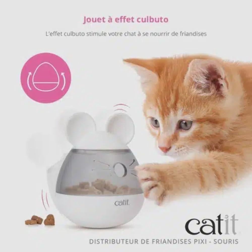 Dispensador de Golosinas Catit PIXI para Gatos - Juguete Interactivo