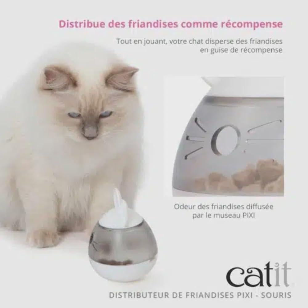 Dispensador de Golosinas Catit PIXI para Gatos - Juguete Interactivo