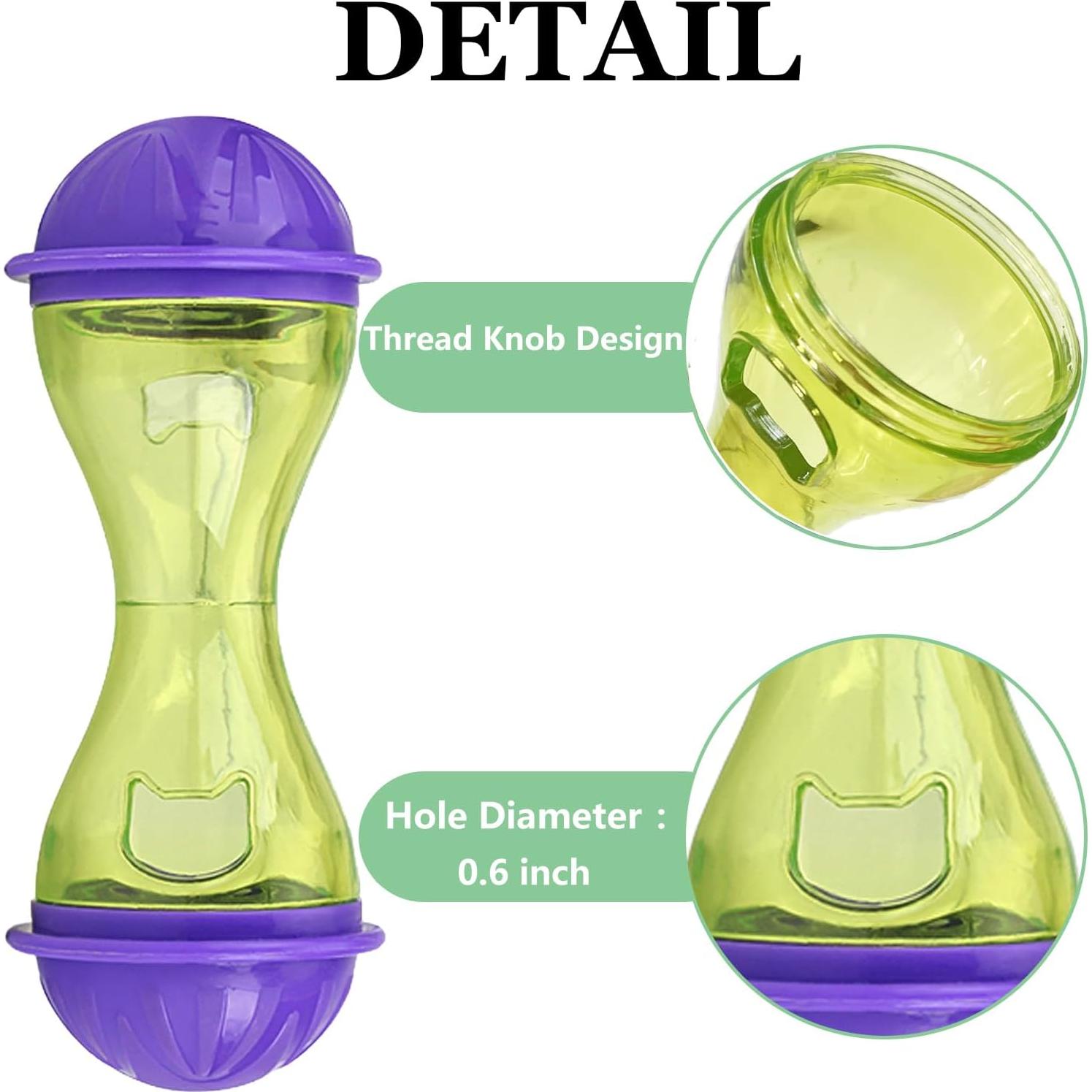 2 Piezas Juguetes Interactivos para Conejos HZAKXIN - Alimentador Lento