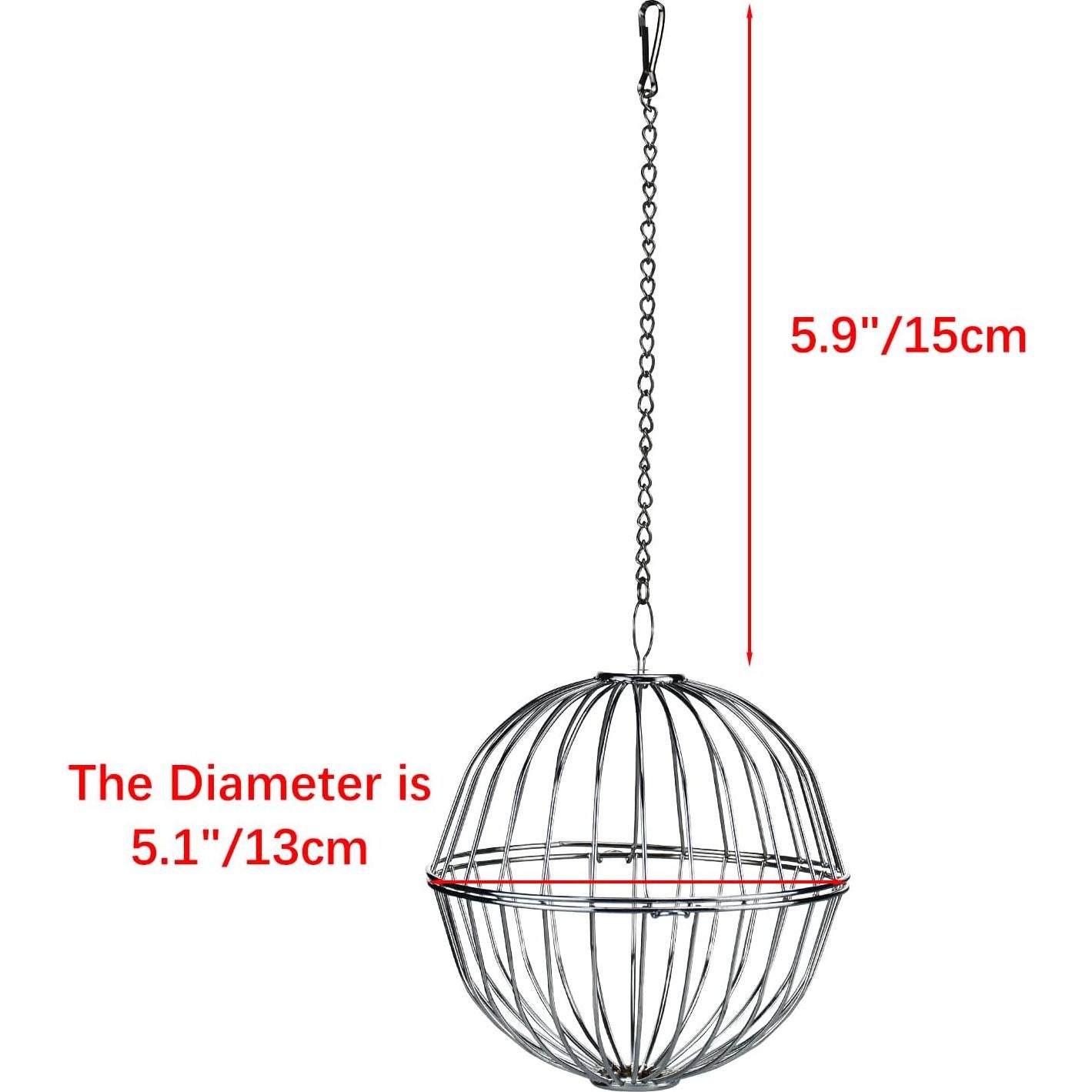 Pelota de Forrajeo para Gallinas Vehomy 13cm con Gancho