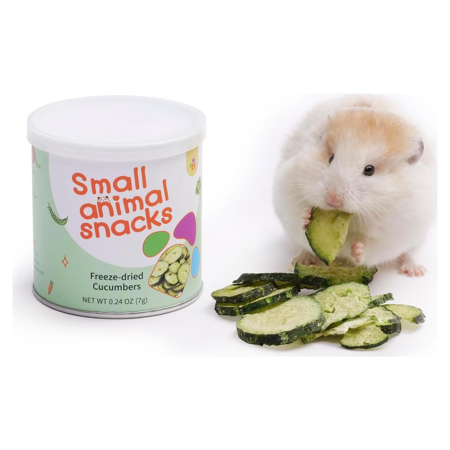 Snack para Hámster Niteangel - Pepinos Liofilizados 59g