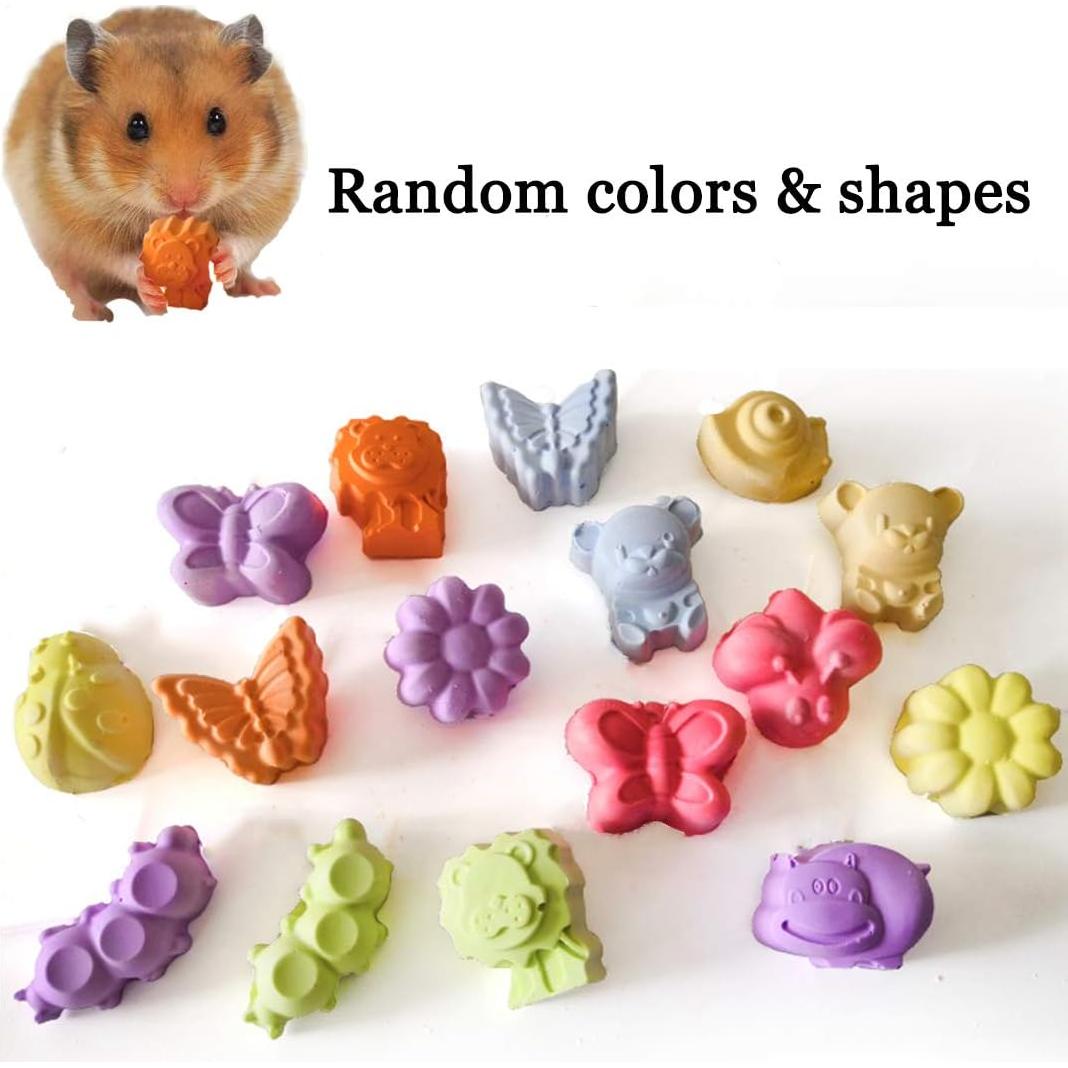 10 Piezas Bloque de Lava Natural para Roedores Hamiledyi