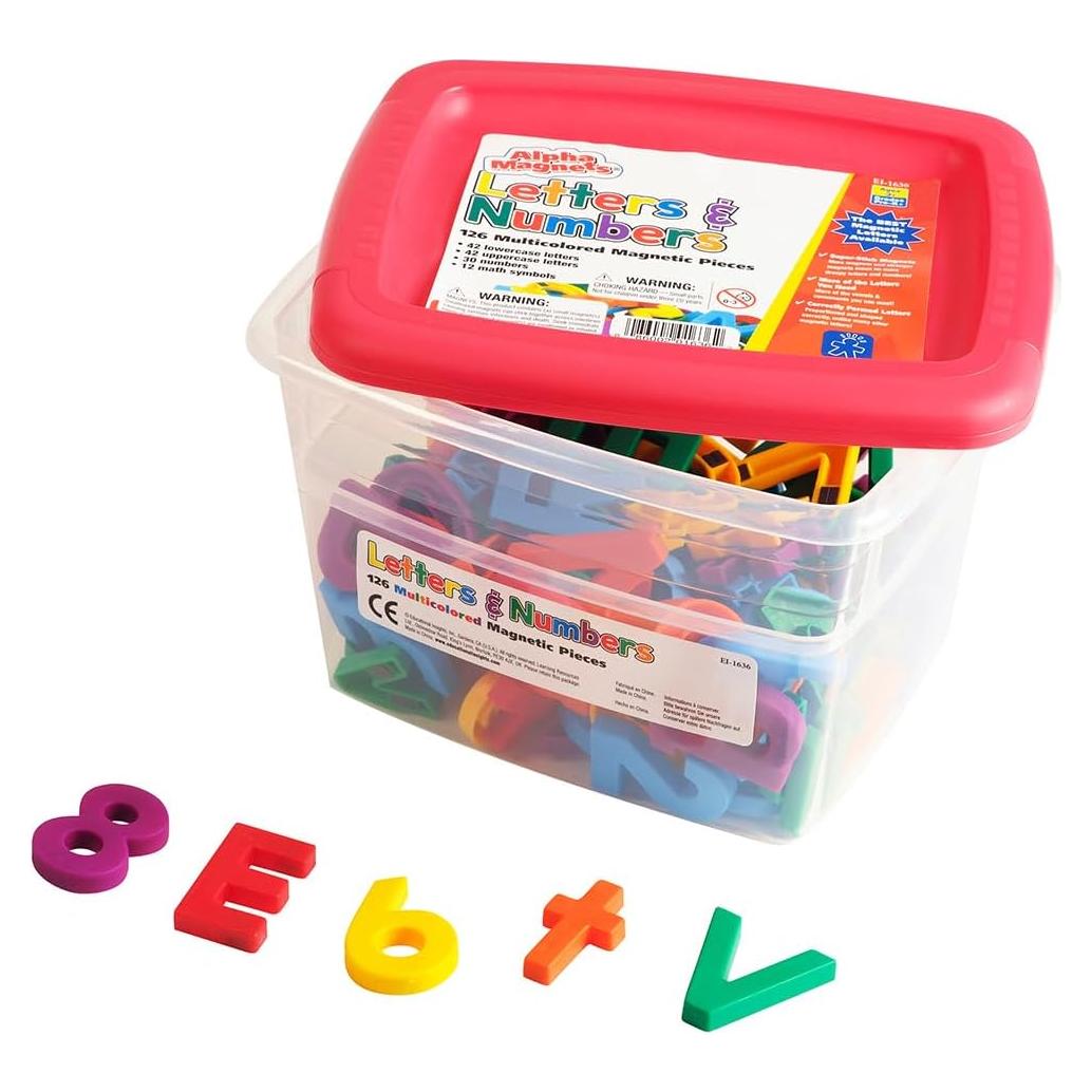 Set Magnético de Letras y Números 126 Piezas Educational Insights