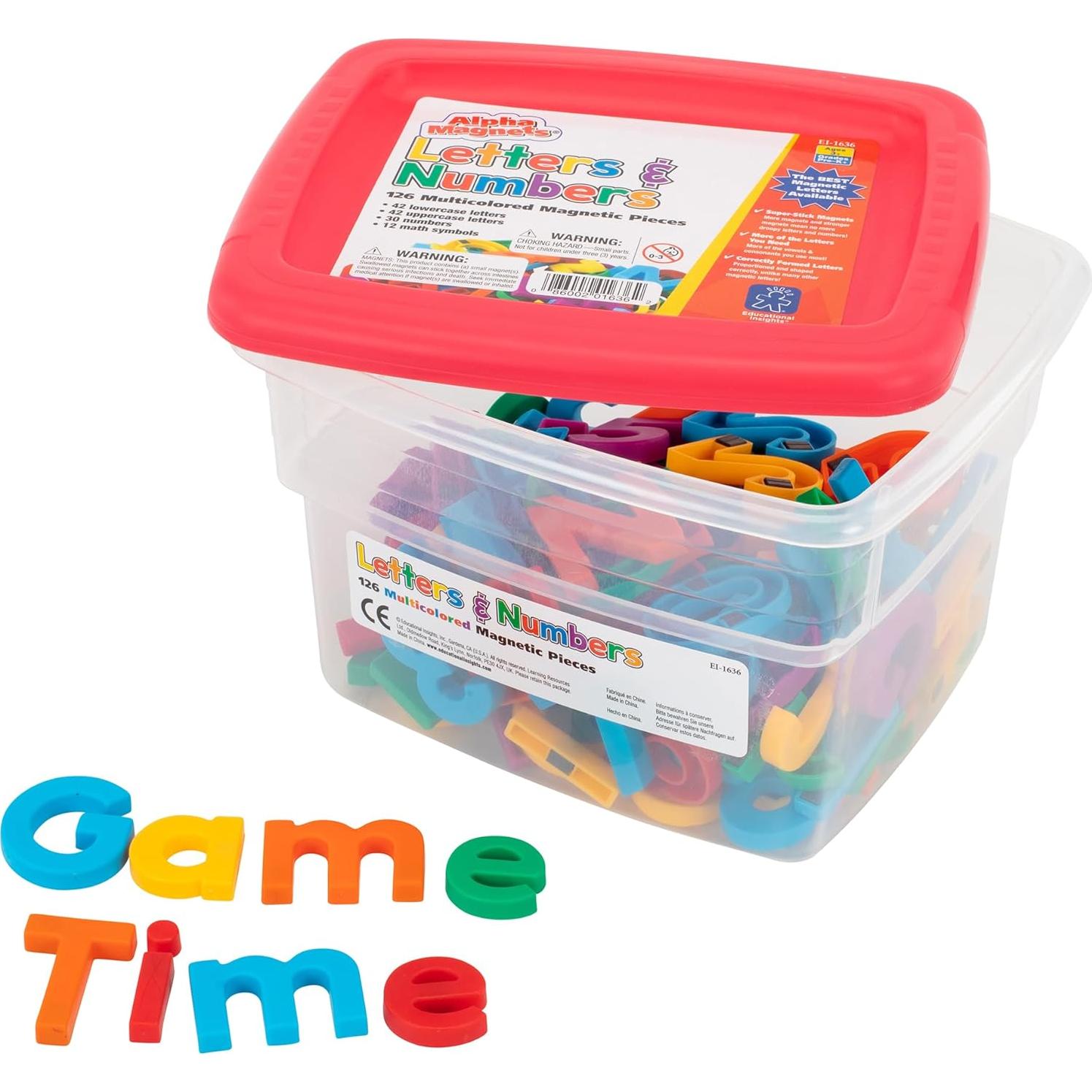 Set Magnético de Letras y Números 126 Piezas Educational Insights