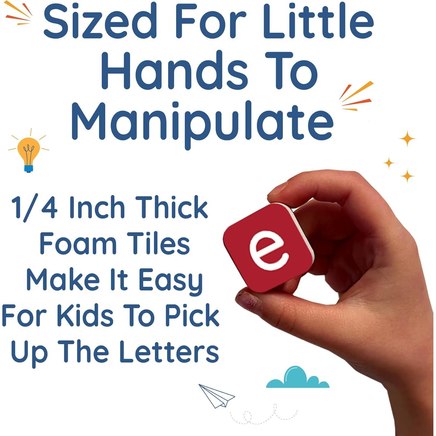 Azulejos de Letras Magnéticos Four Dublee - 109 Piezas