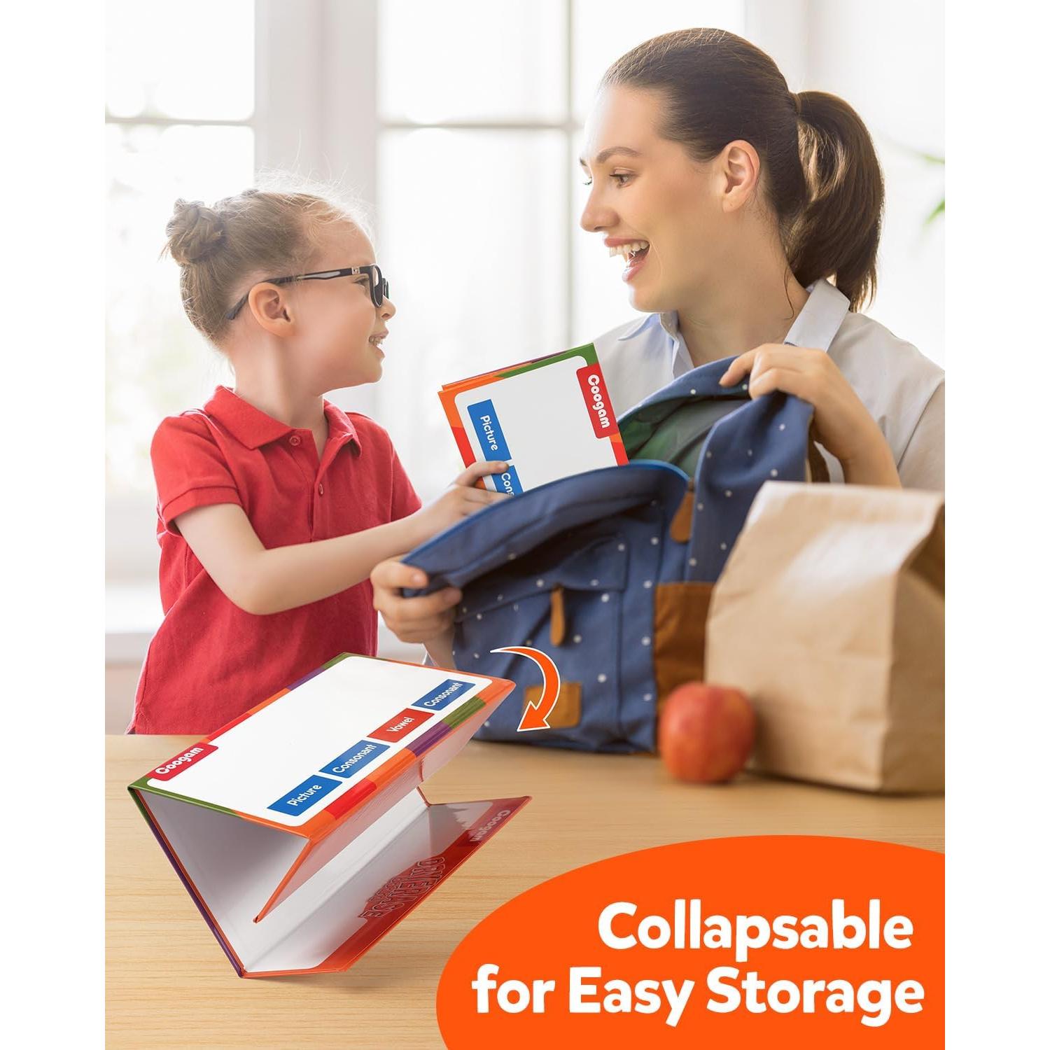 Juego Educativo Coogam Constructor de Palabras CVC 55 Tarjetas