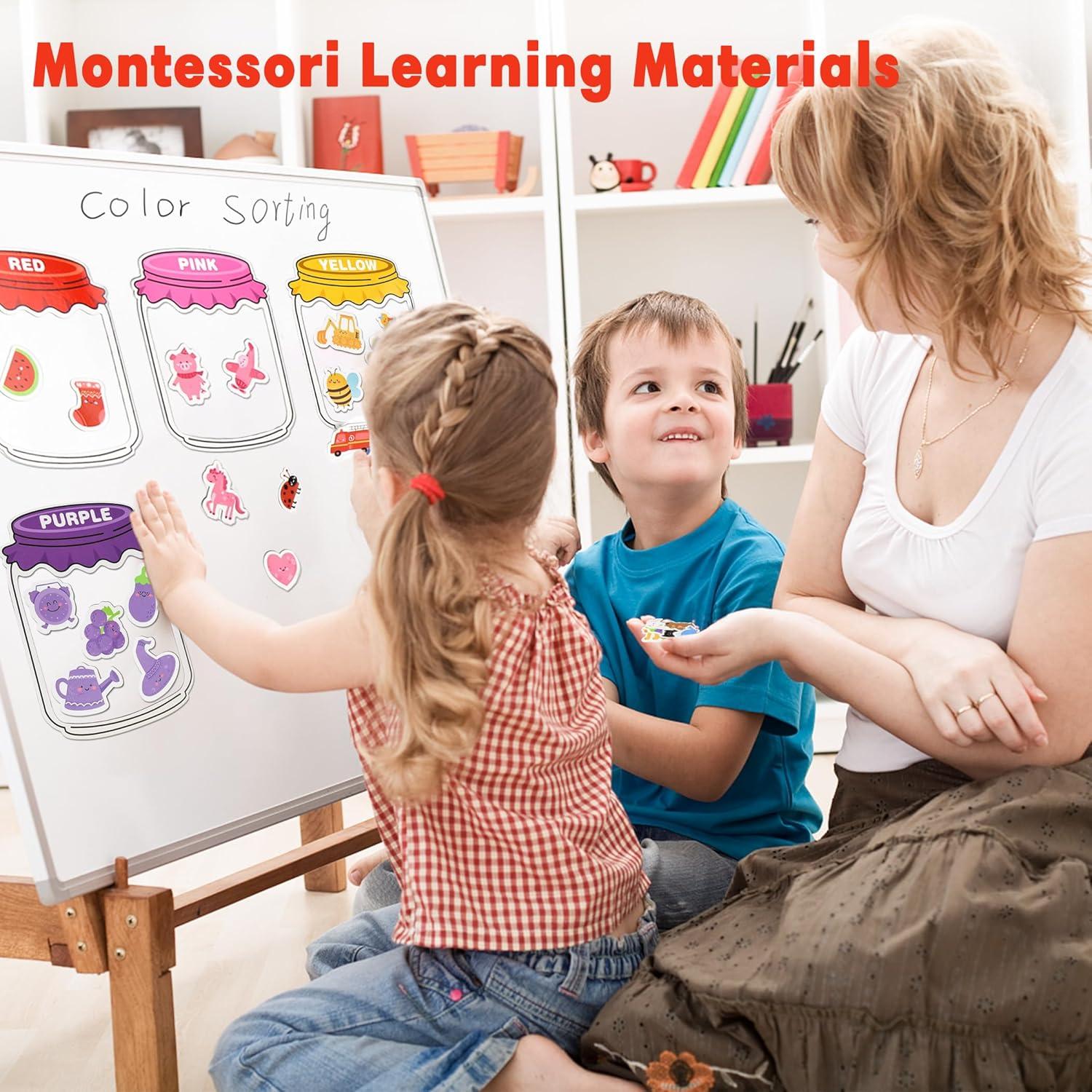 Juego de Clasificación de Colores Magnéticos Creatoy 50 Piezas