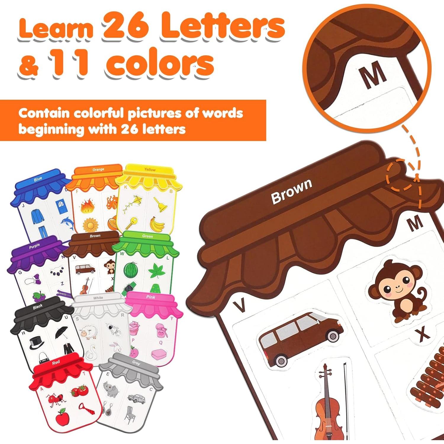 Juego Magnético de Clasificación de Colores NOVEMBER SPRING