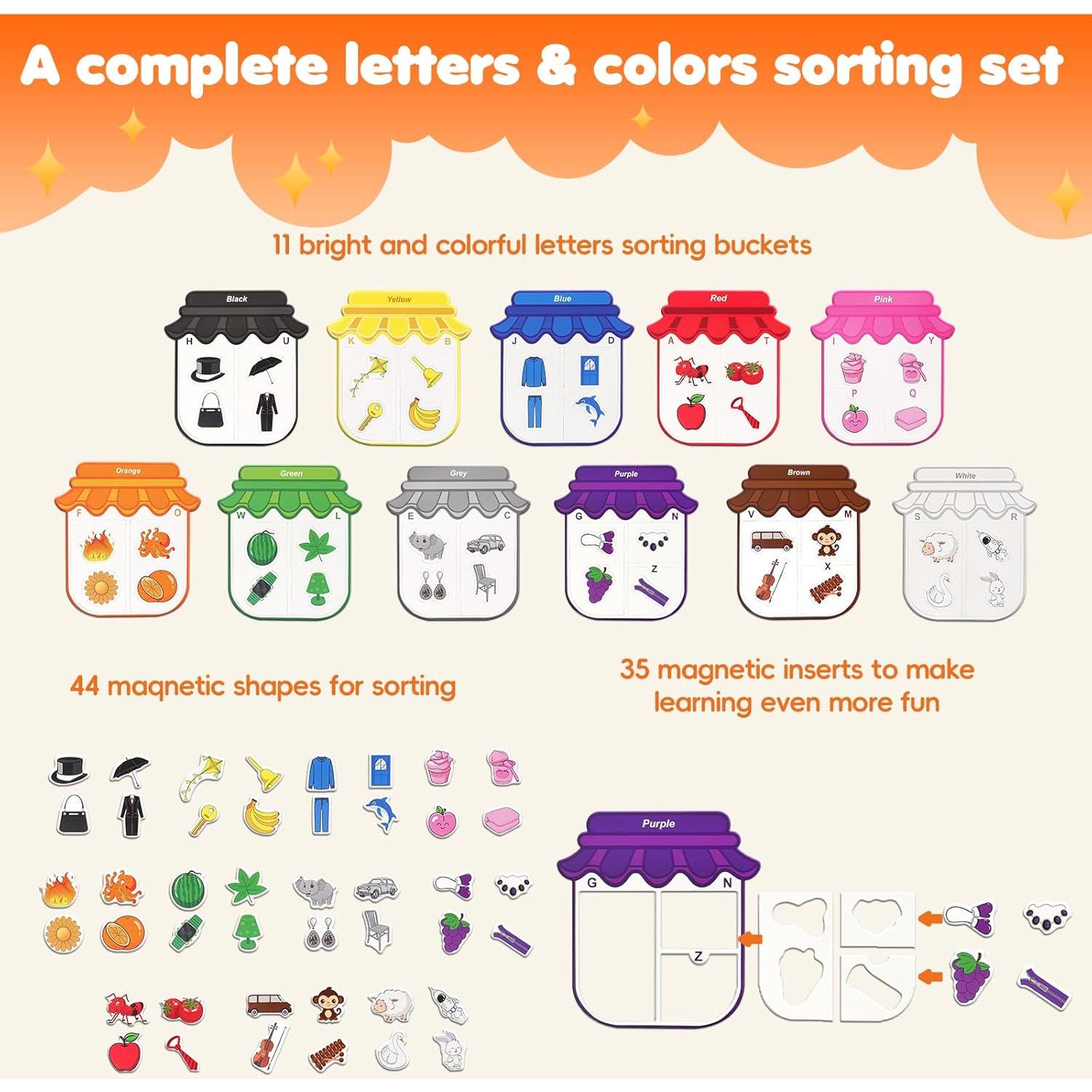 Juego Magnético de Clasificación de Colores NOVEMBER SPRING