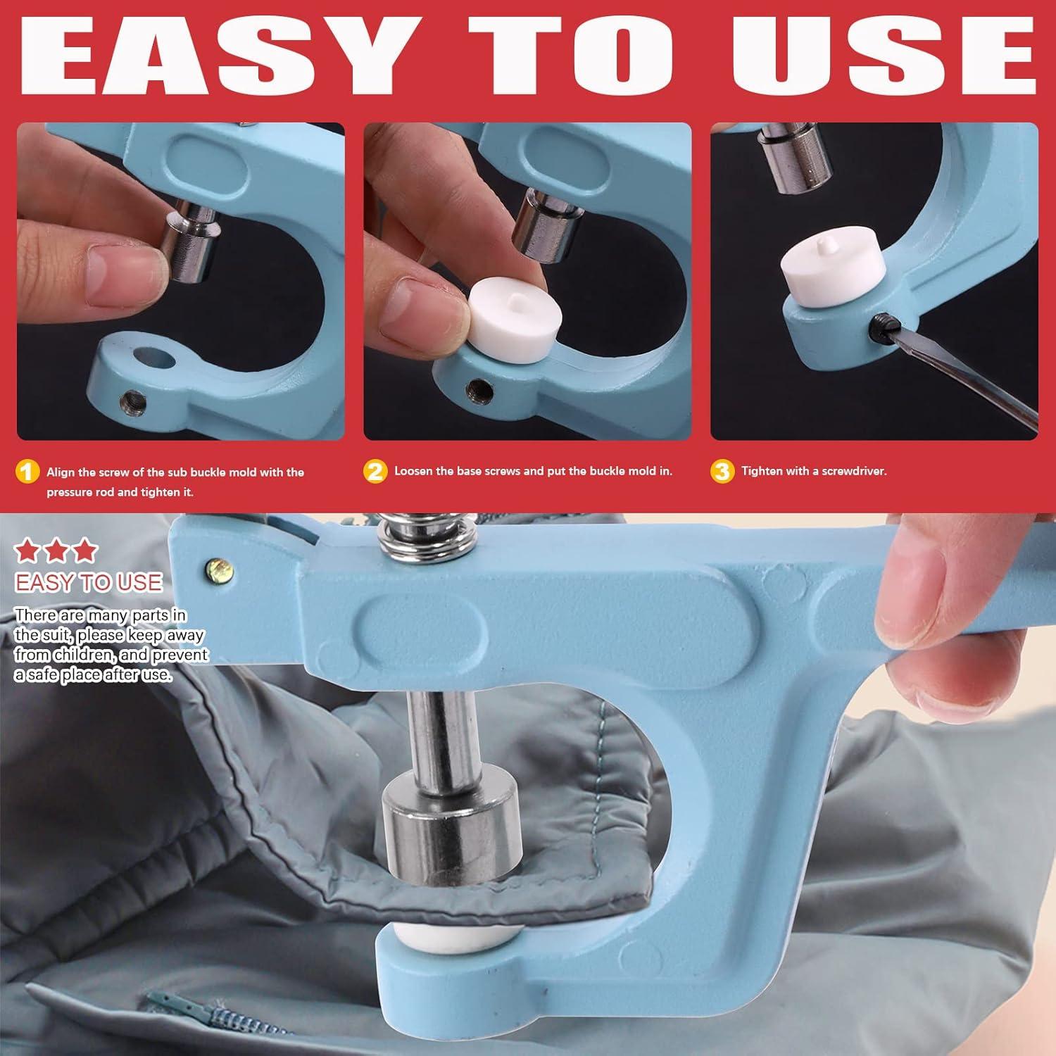 Kit de Broches de Cuero Hilitchi 103 Juegos 12.5mm Multicolor